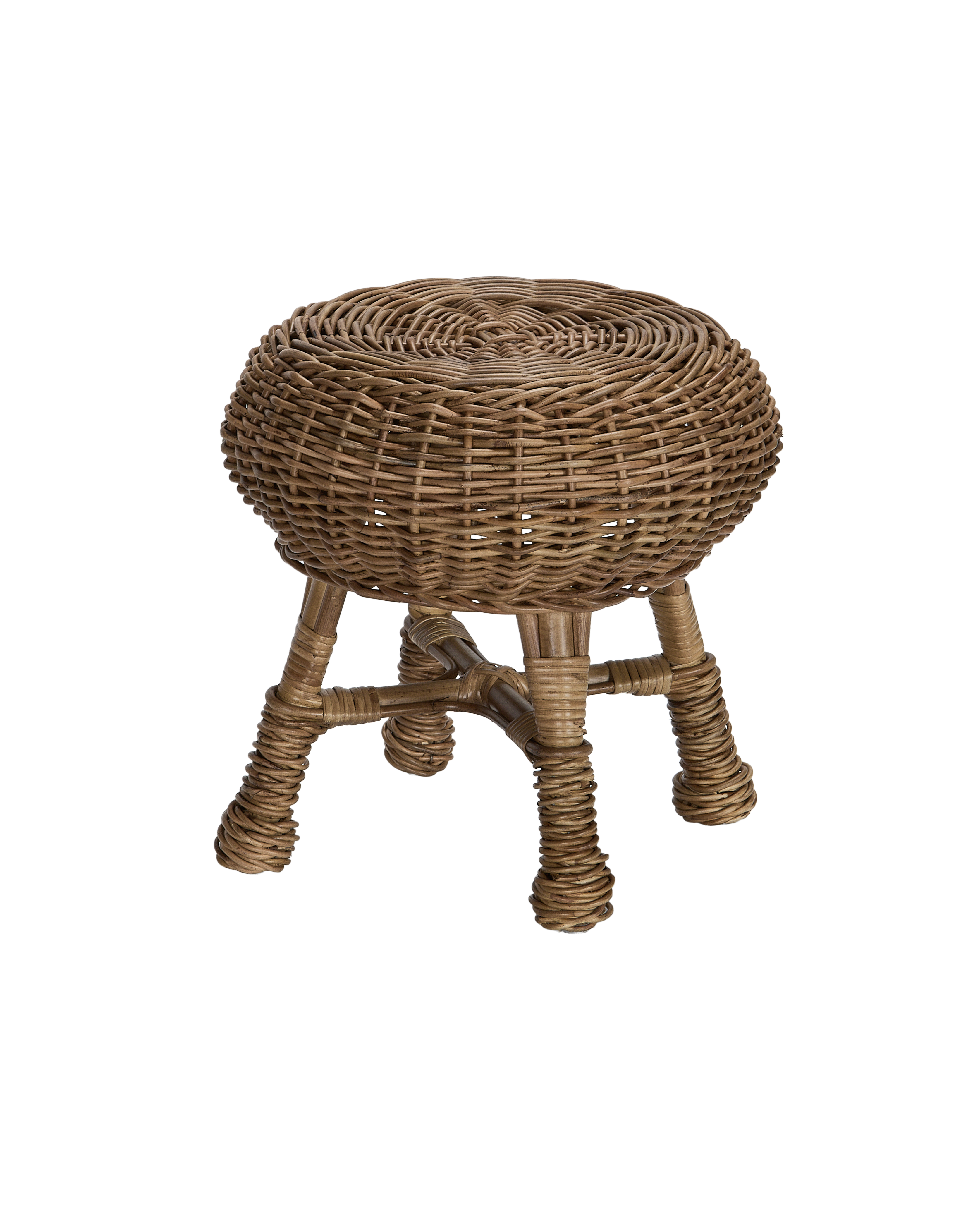 Olive Ateliers - Feet Up Rattan Footstool
