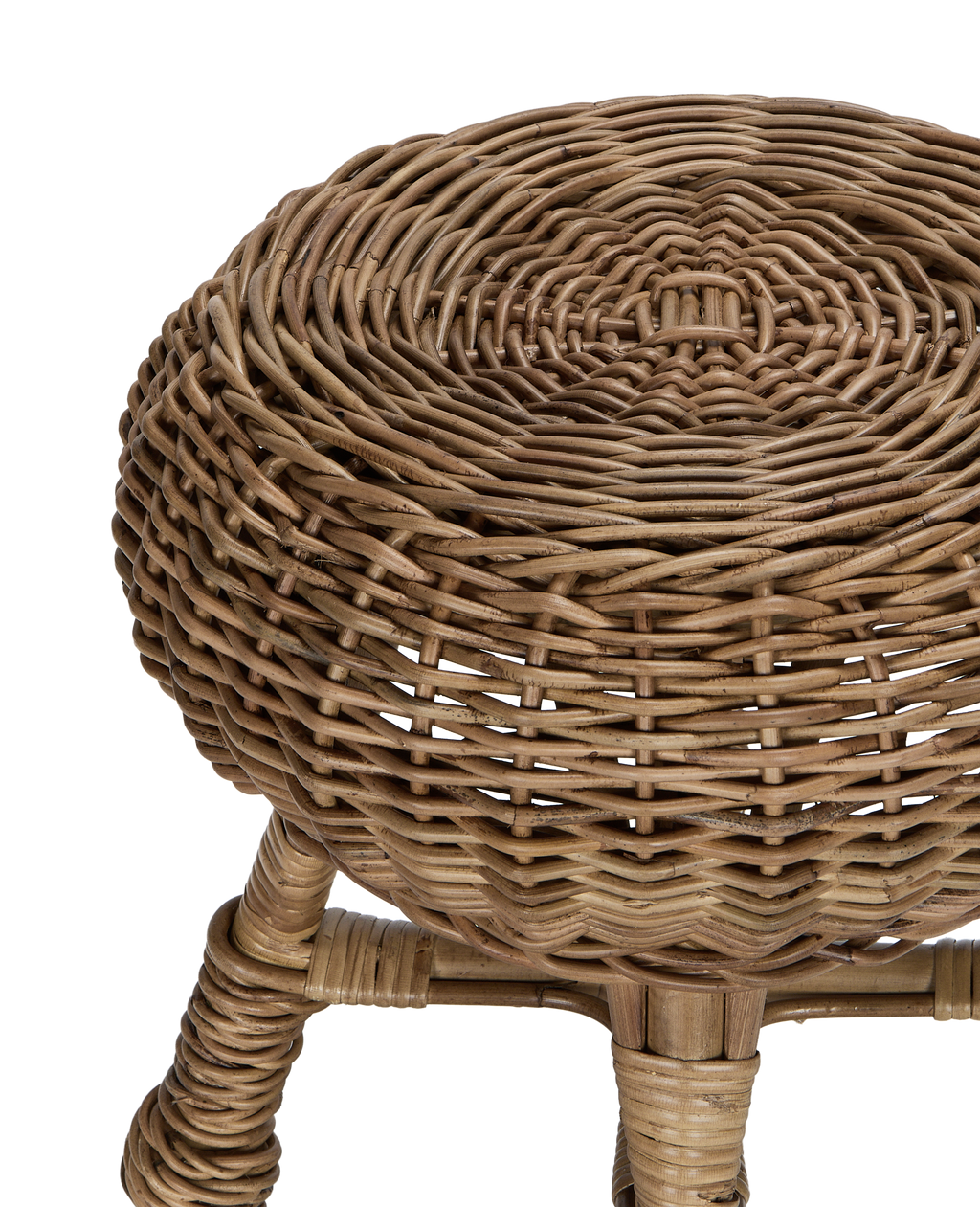 Olive Ateliers - Feet Up Rattan Footstool