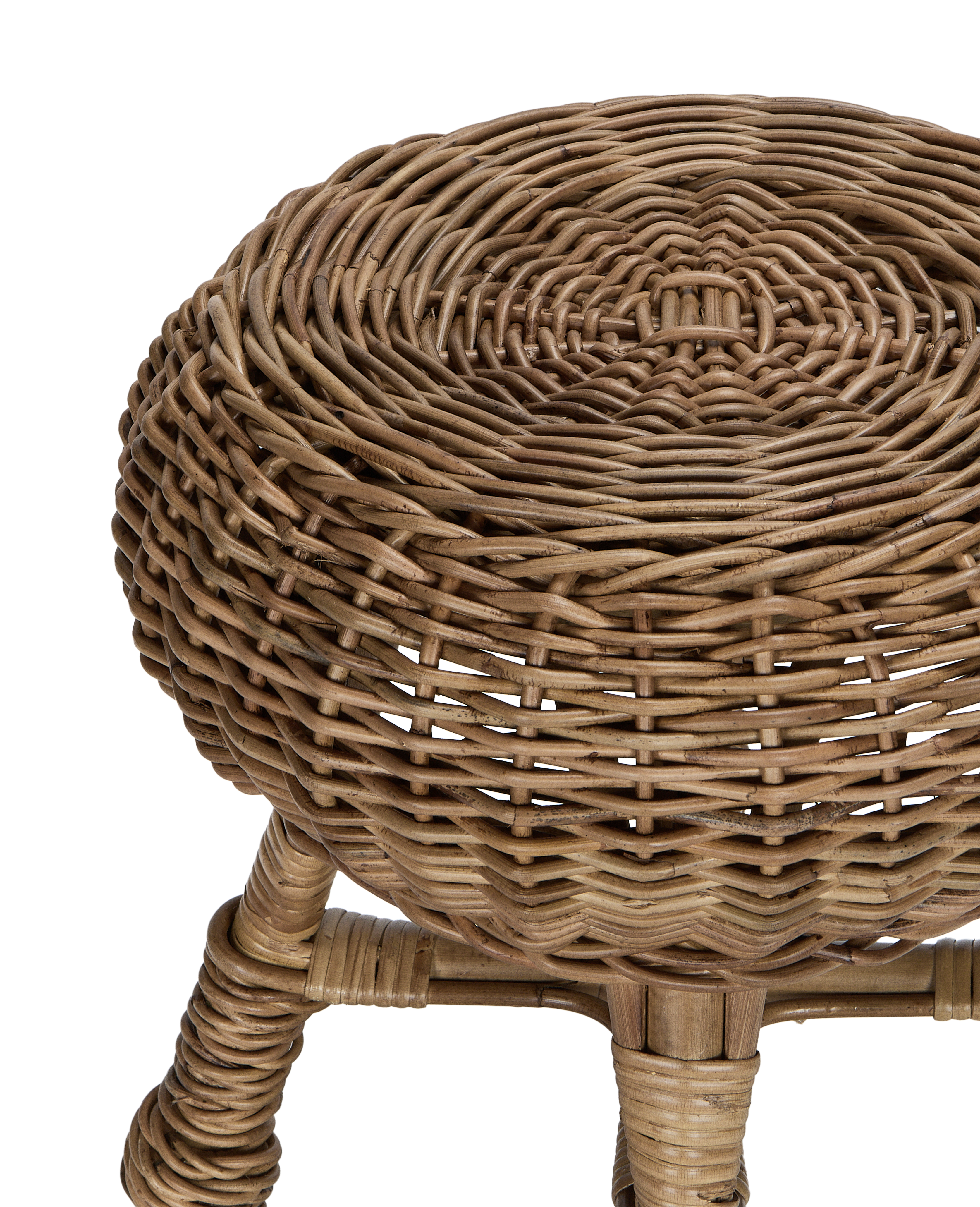 Olive Ateliers - Feet Up Rattan Footstool