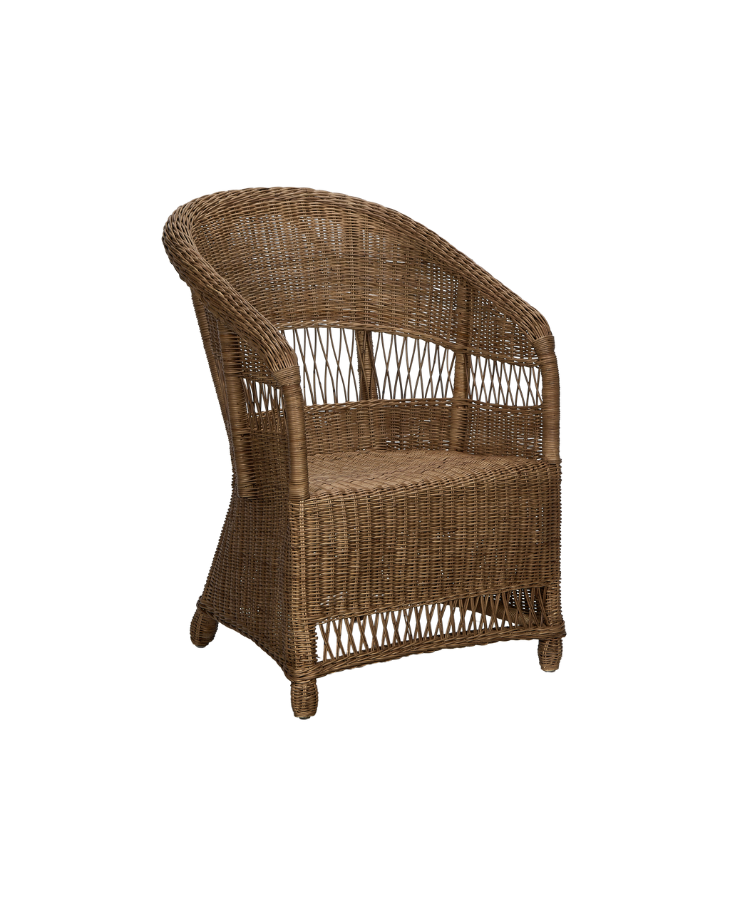 Olive Ateliers - Cradle Rattan Dining Armchair