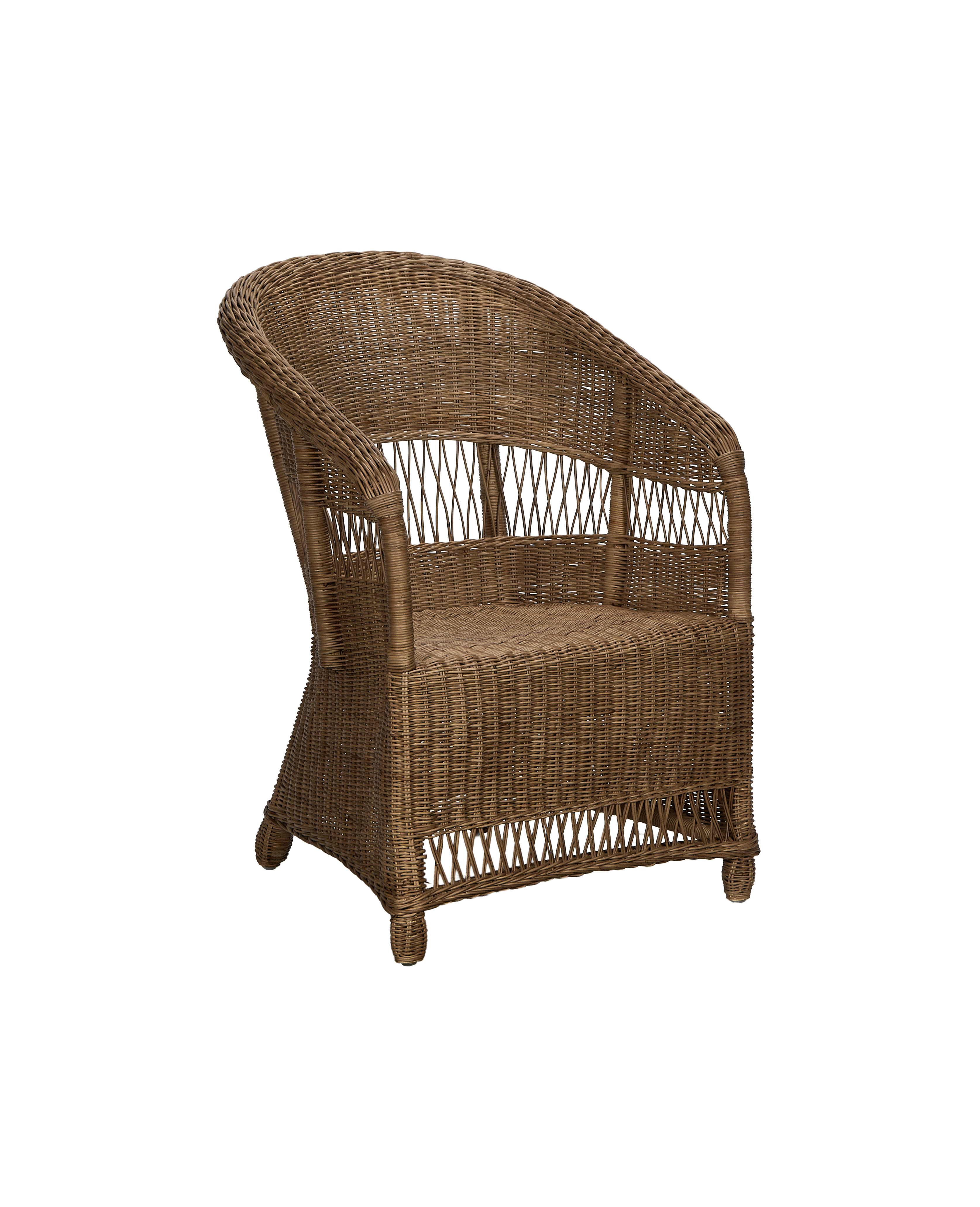 Olive Ateliers - Cradle Rattan Dining Armchair