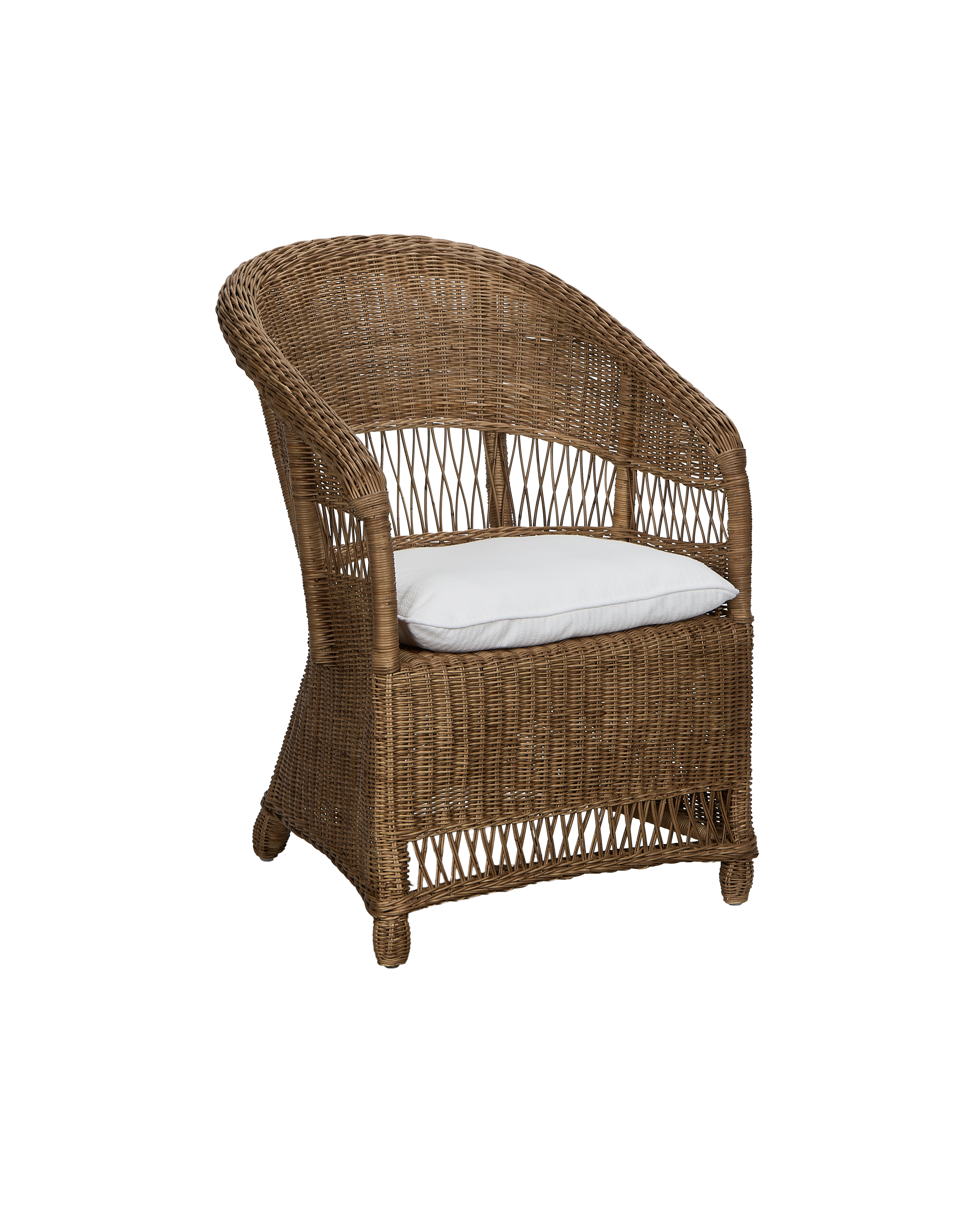 Olive Ateliers - Cradle Rattan Dining Armchair