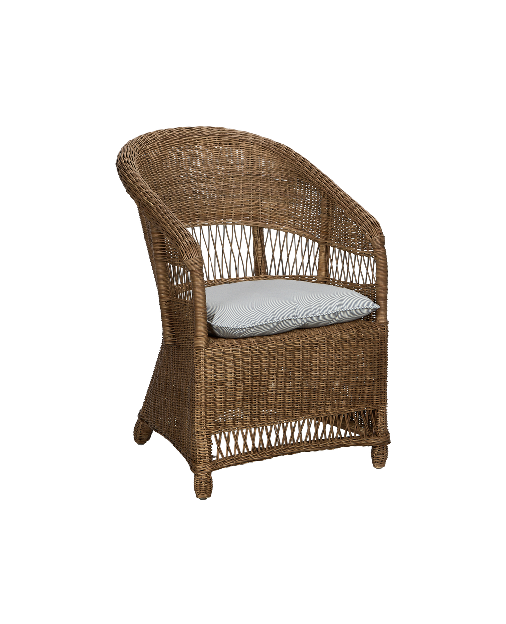 Olive Ateliers - Cradle Rattan Dining Armchair