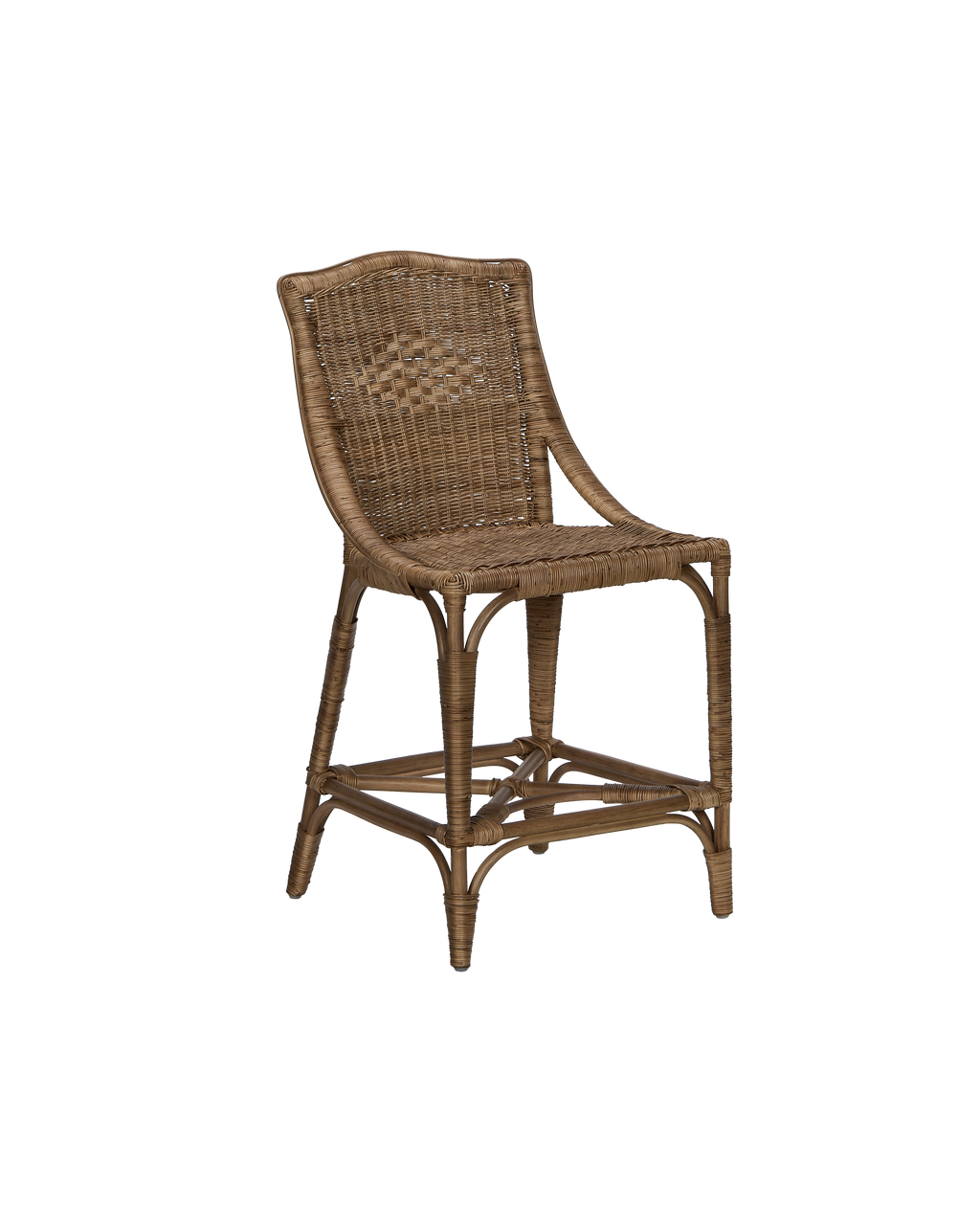 Olive Ateliers - Memory Rattan Counter Stool