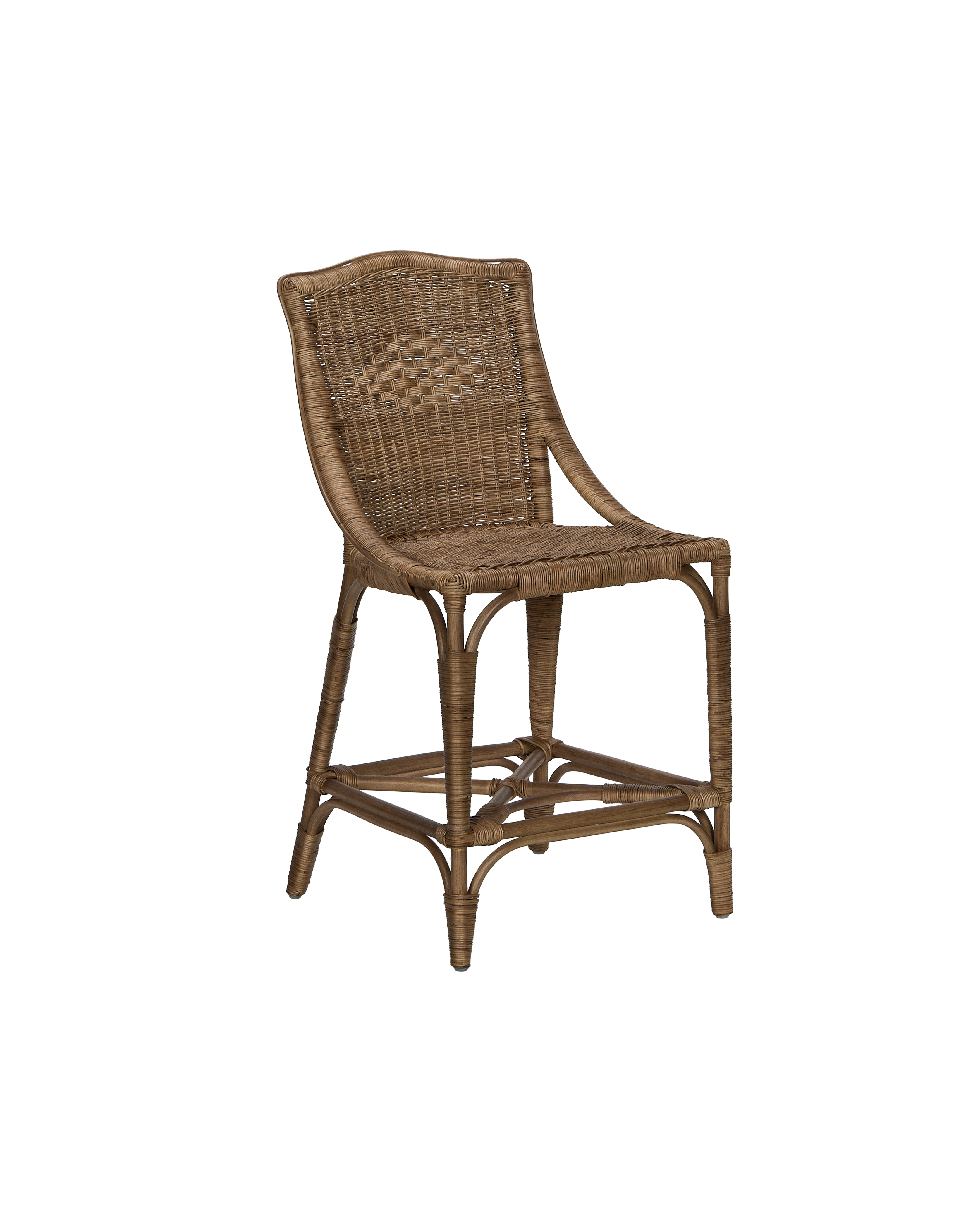 Olive Ateliers - Memory Rattan Counter Stool