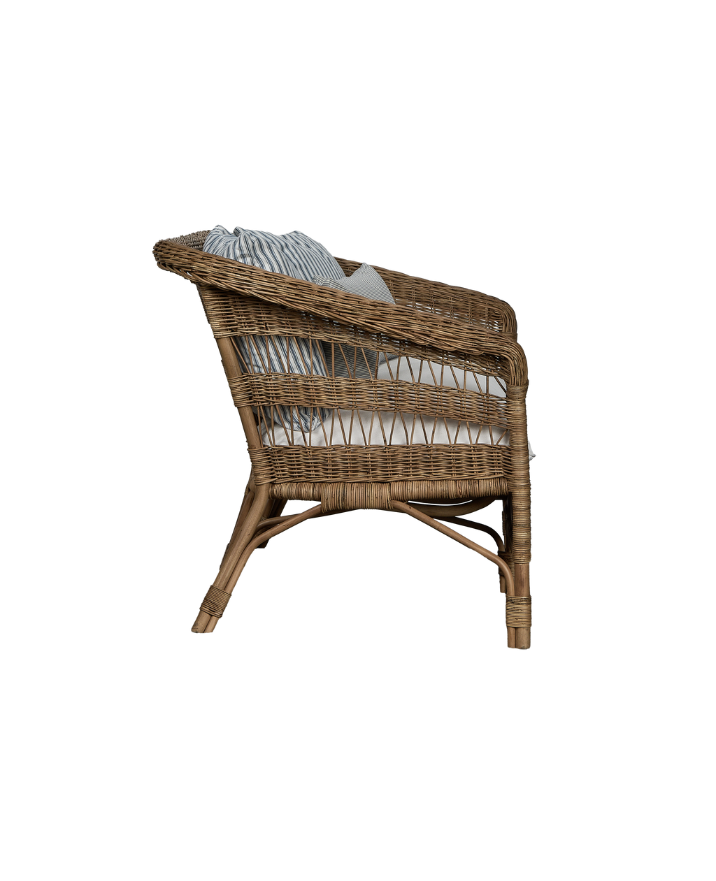 Olive Ateliers - Sanctuary Rattan Loveseat - Shell