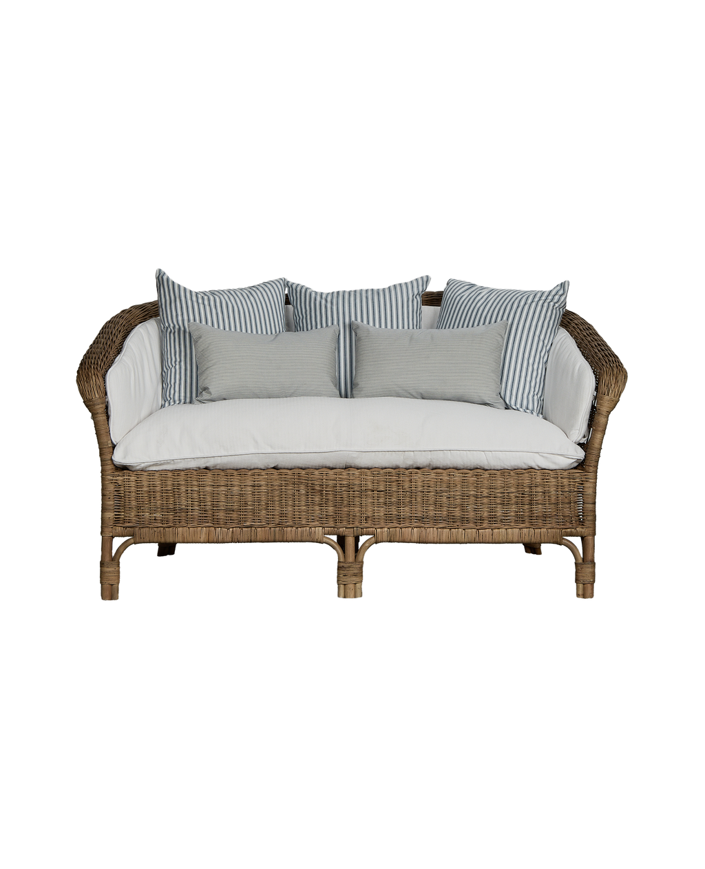 Olive Ateliers - Sanctuary Rattan Loveseat - Shell
