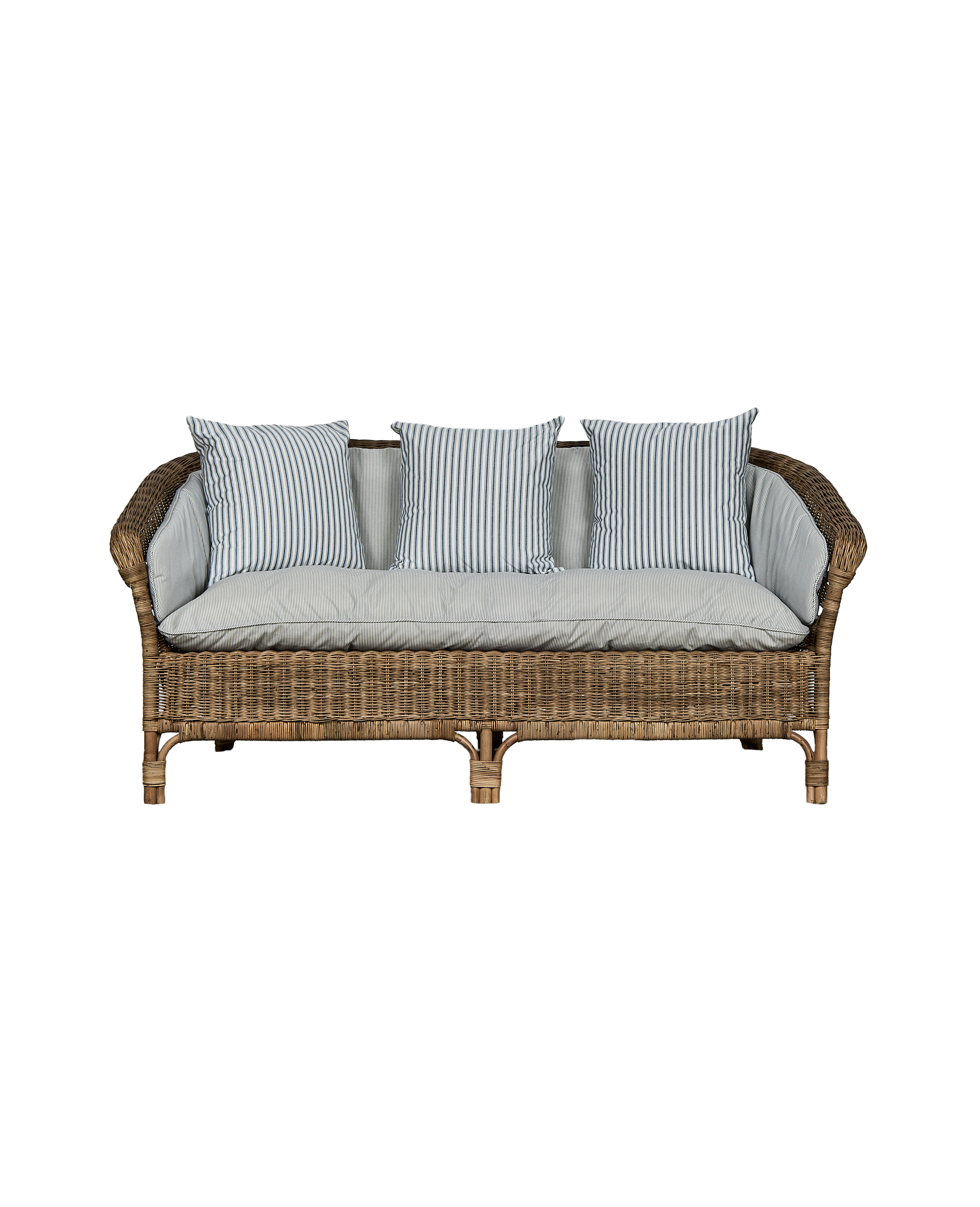 Olive Ateliers - Sanctuary Sofa Back Cushion - Bayside Stripe