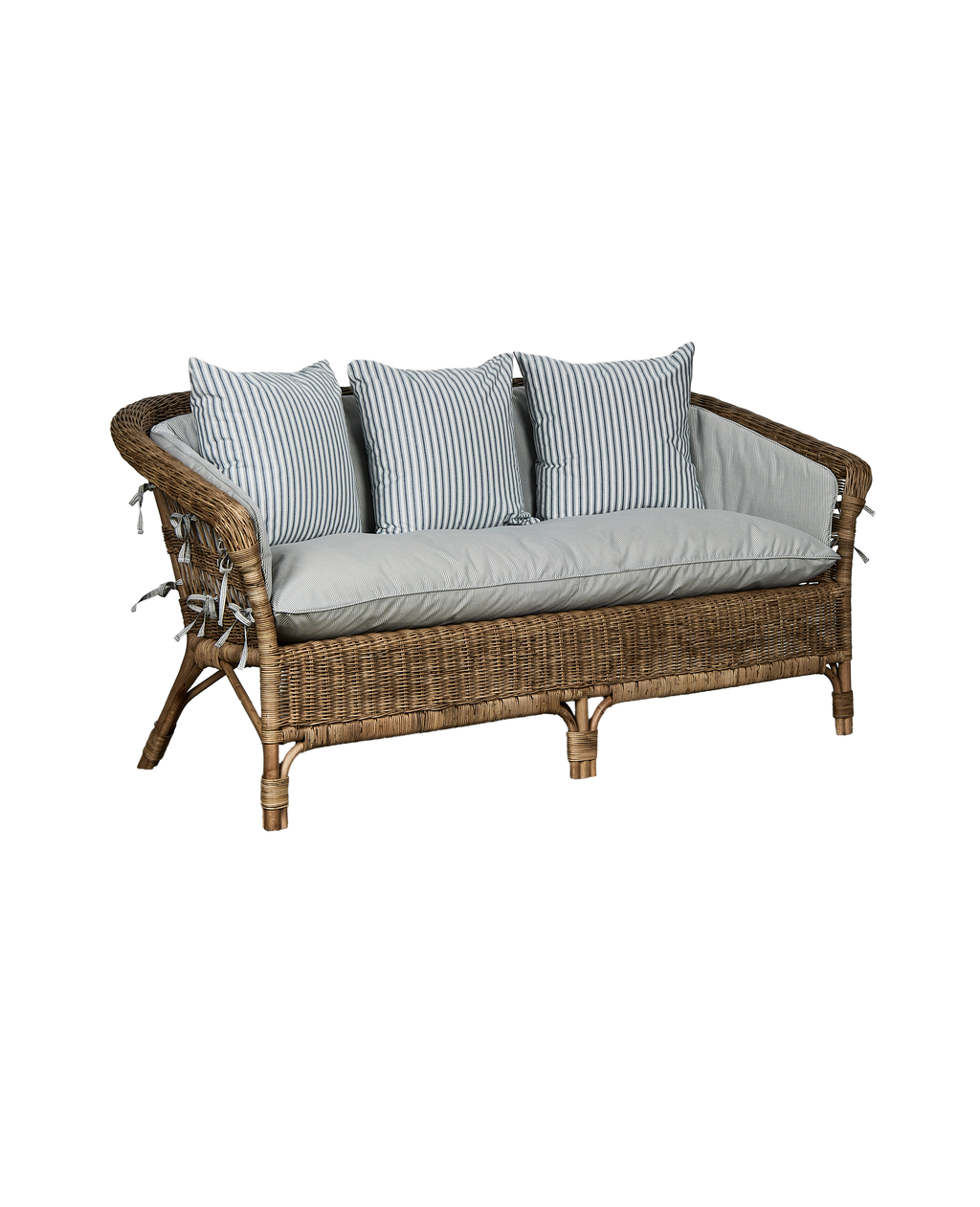 Olive Ateliers - Sanctuary Sofa Back Cushion - Bayside Stripe