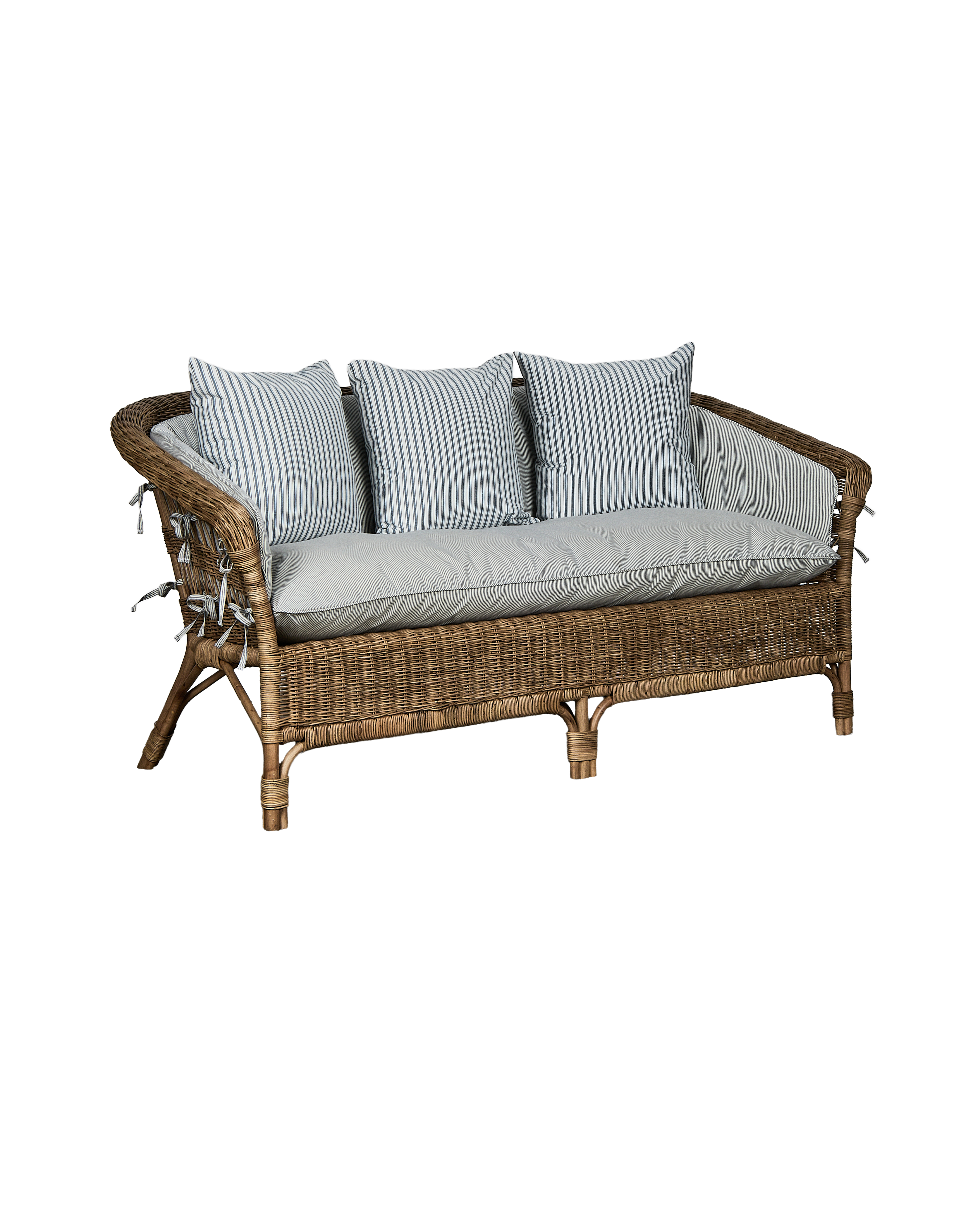 Olive Ateliers - Sanctuary Sofa Back Cushion - Bayside Stripe