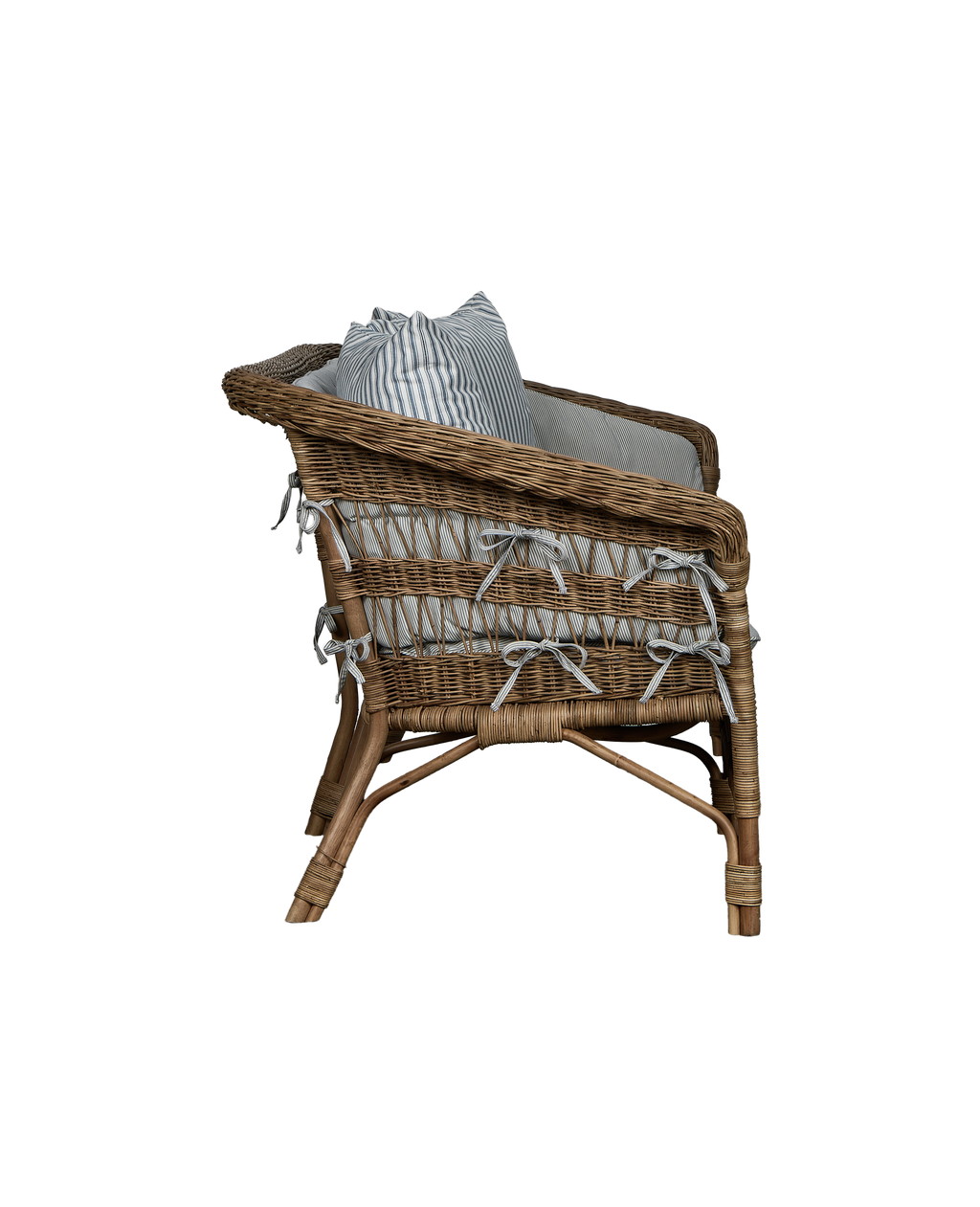 Olive Ateliers - Sanctuary Sofa Back Cushion - Bayside Stripe