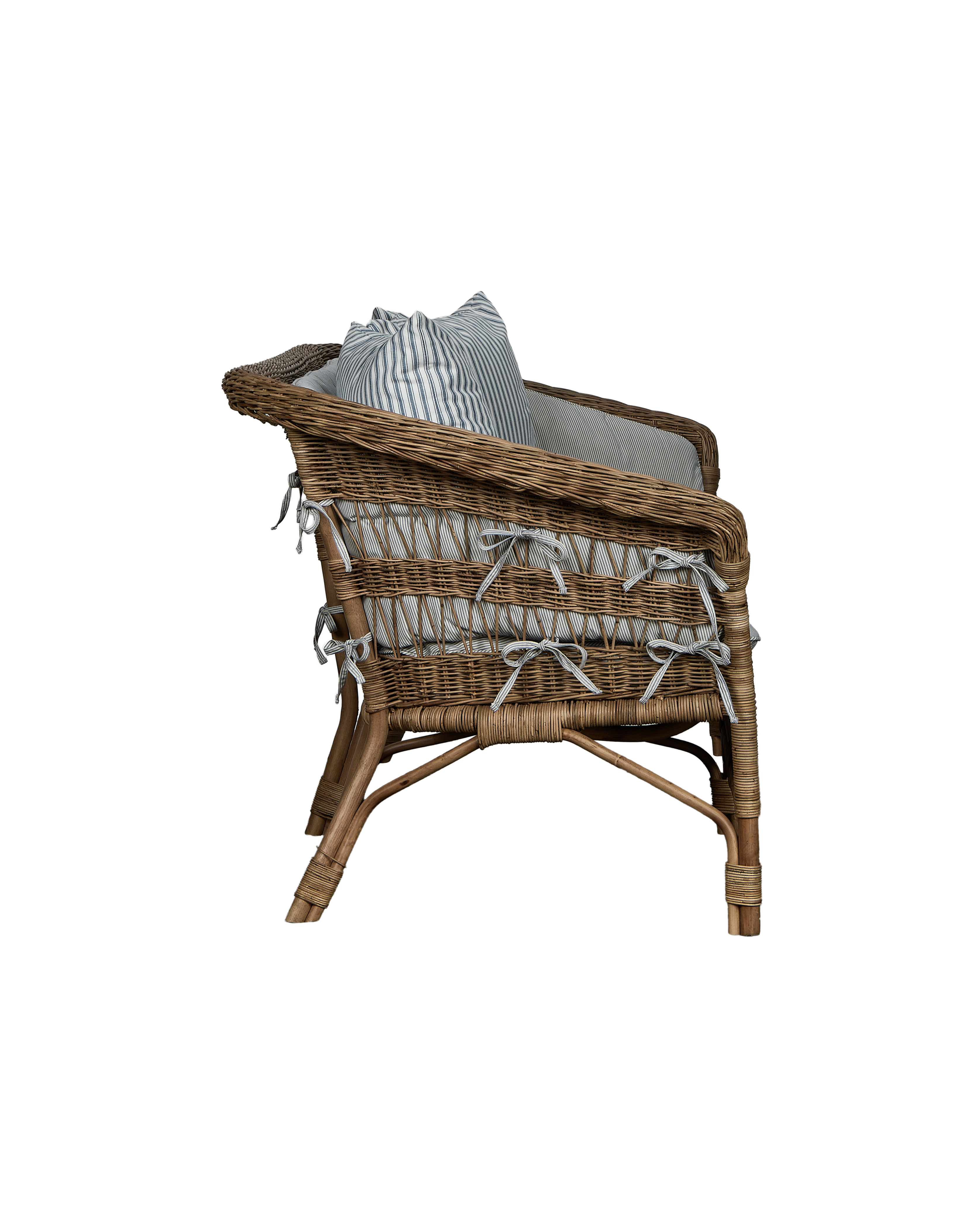 Olive Ateliers - Sanctuary Sofa Back Cushion - Bayside Stripe
