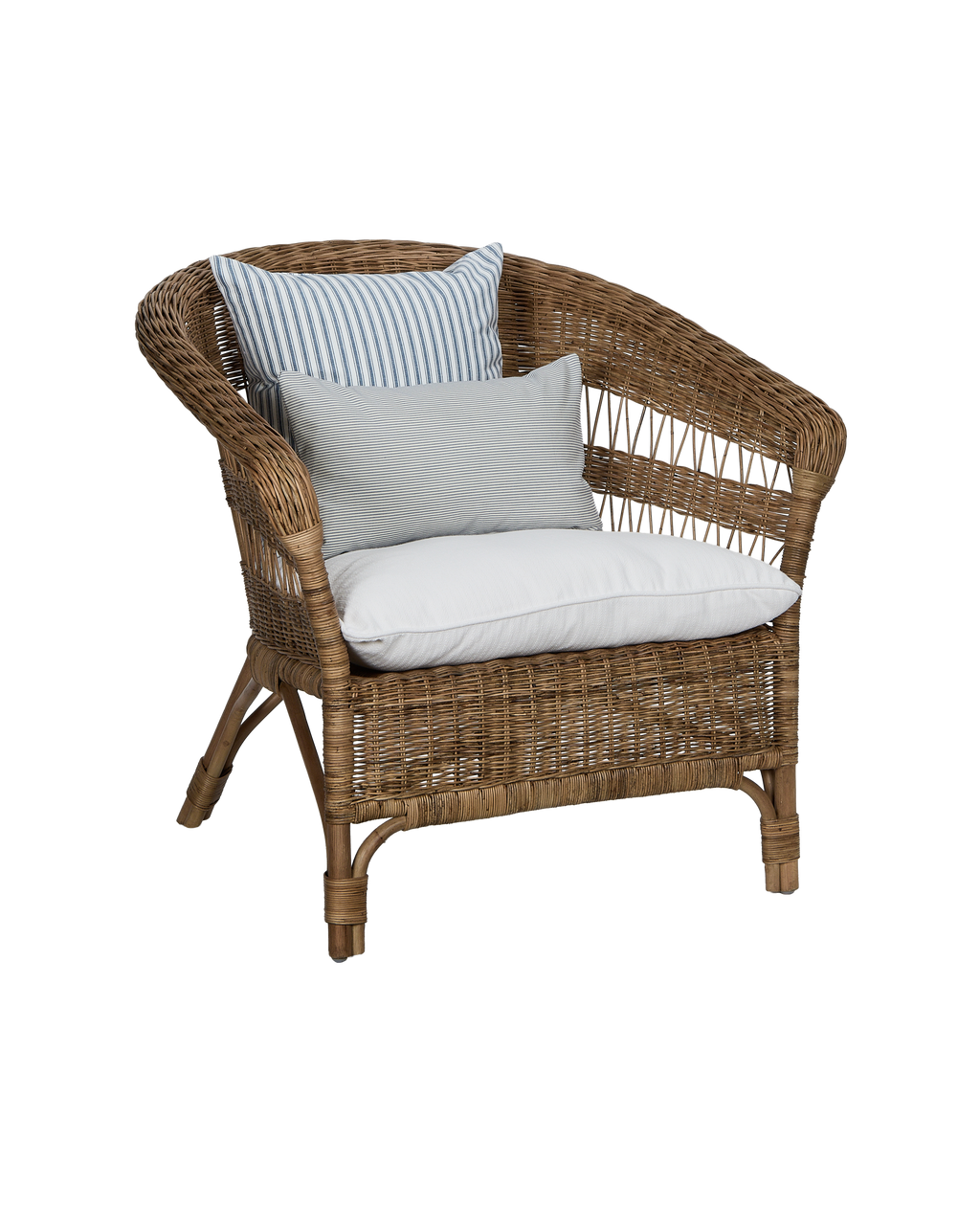 Olive Ateliers - Sanctuary Rattan Lounge Chair - Shell