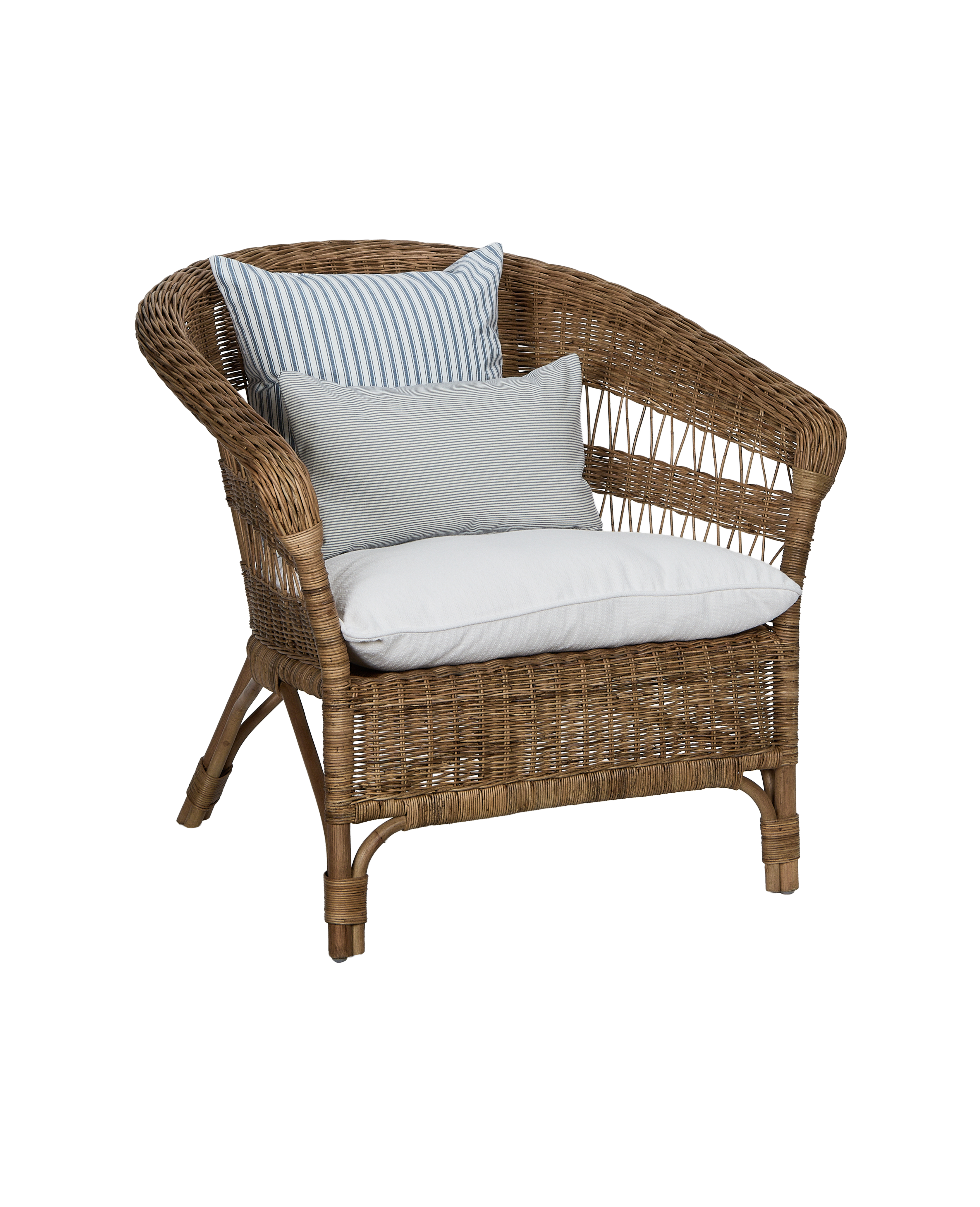 Olive Ateliers - Sanctuary Rattan Lounge Chair - Shell