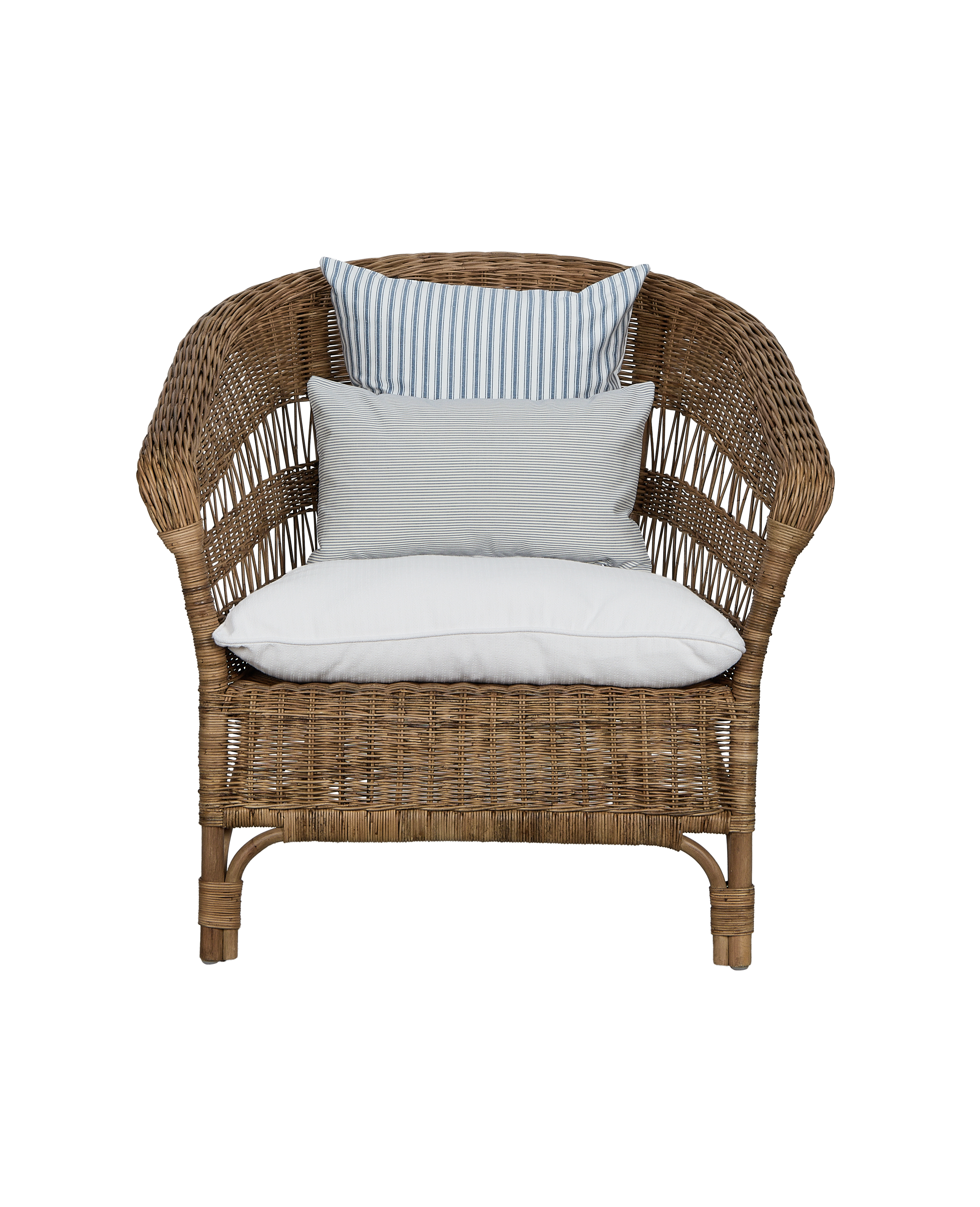 Olive Ateliers - Sanctuary Rattan Lounge Chair - Shell