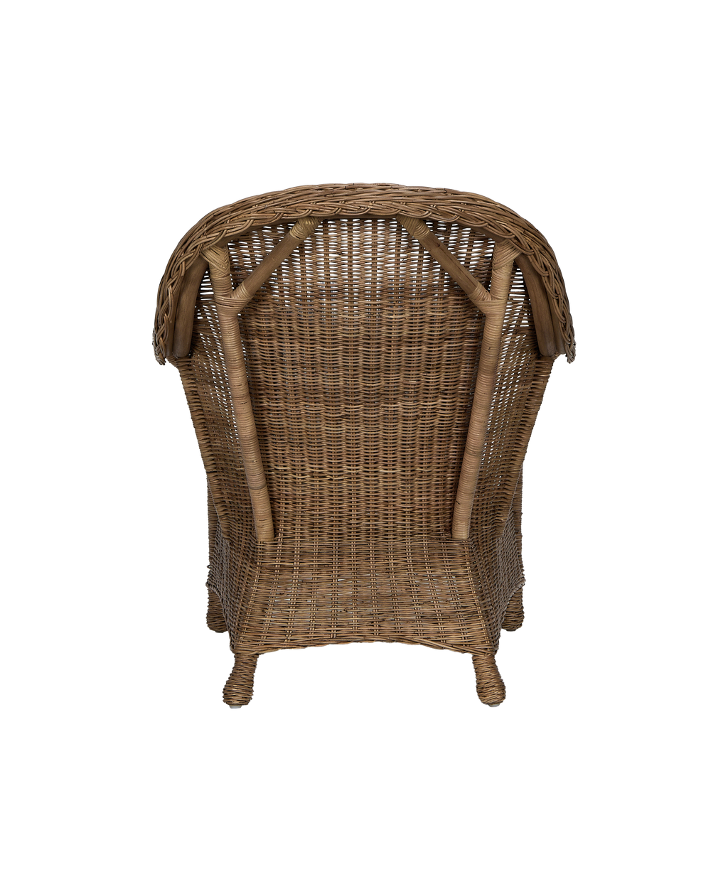Olive Ateliers - Reader Rattan Armchair - Shell