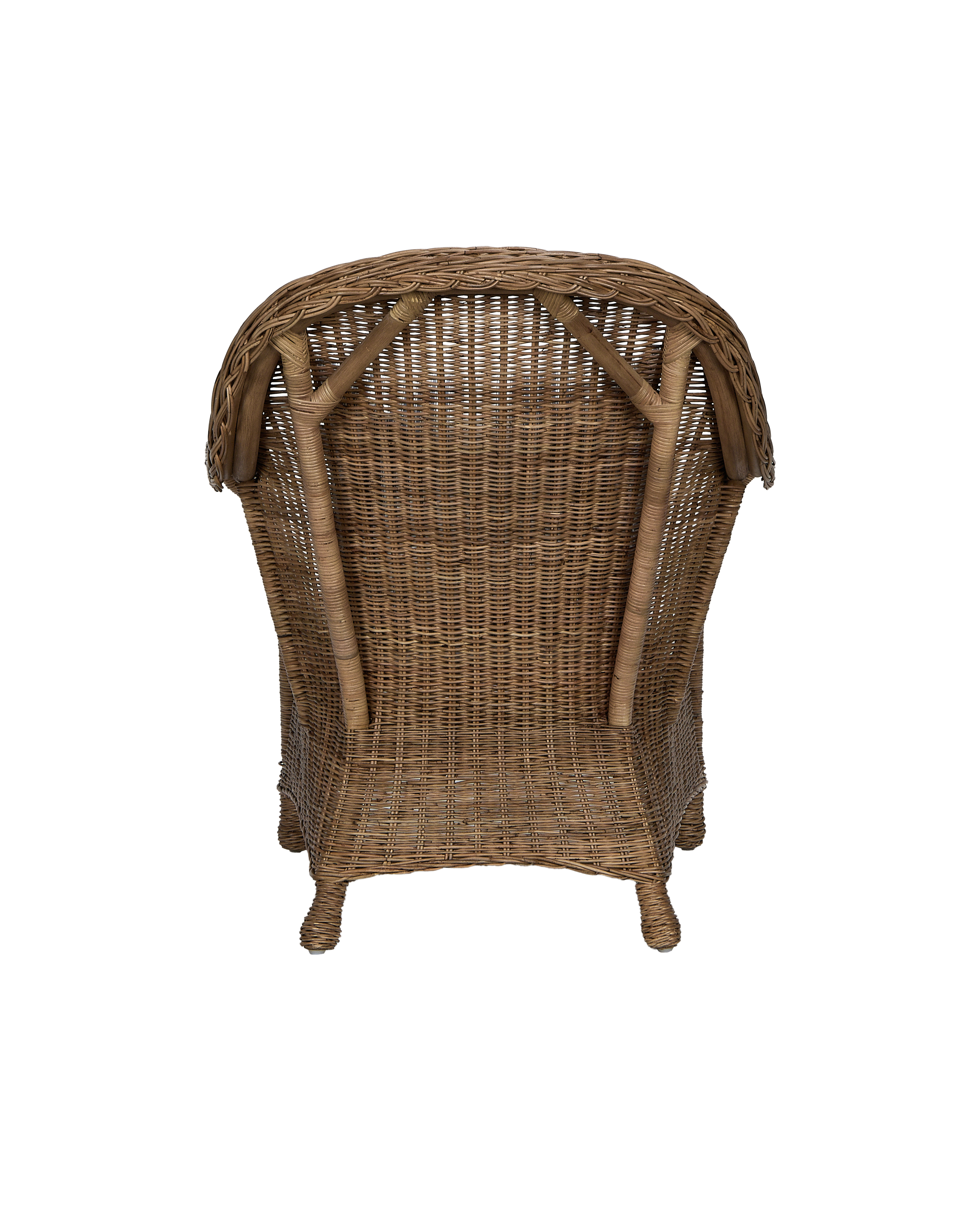 Olive Ateliers - Reader Rattan Armchair - Shell