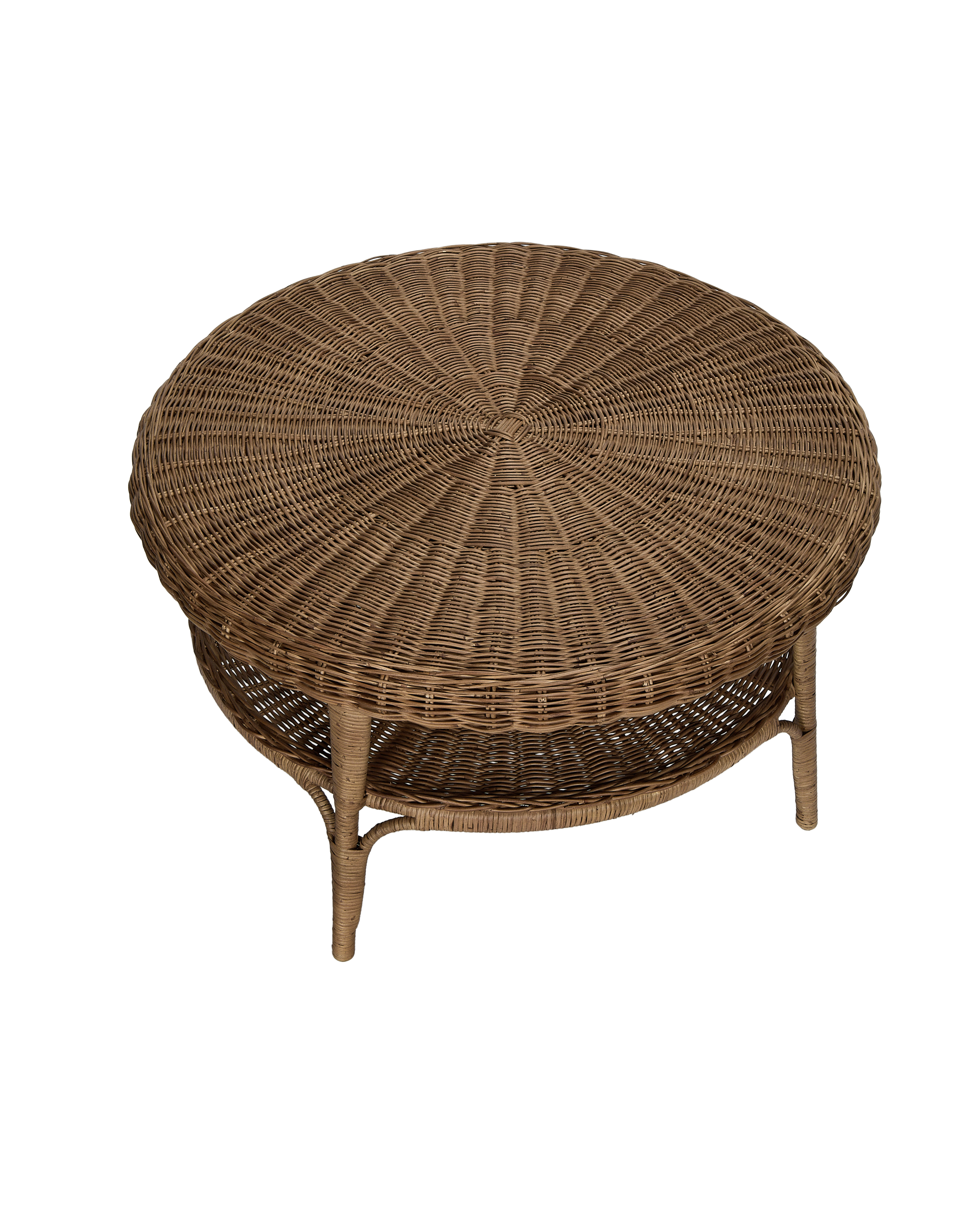 Olive Ateliers - Gather Rattan Coffee Table