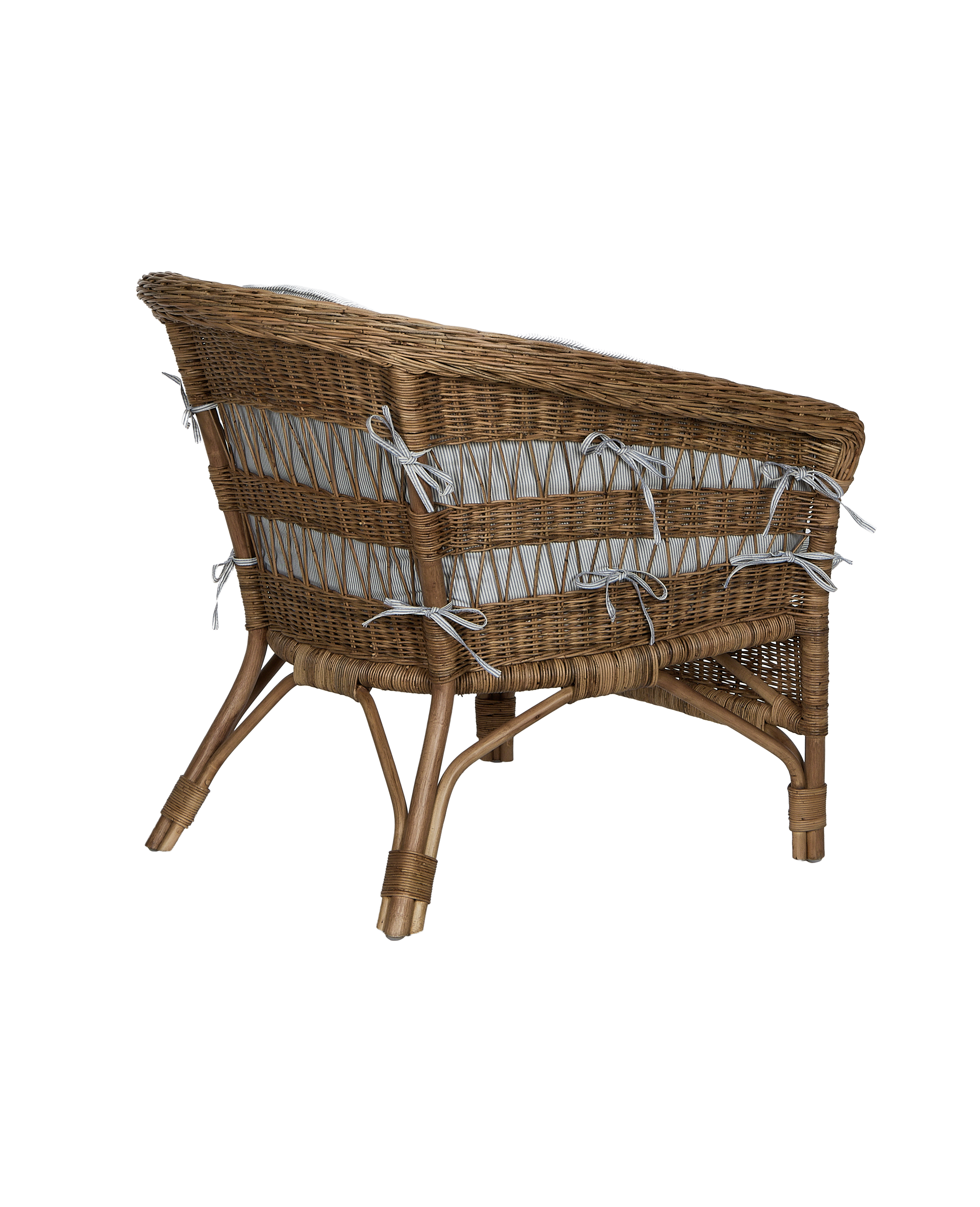 Olive Ateliers - Sanctuary Lounge Chair Back Cushion - Bayside Stripe