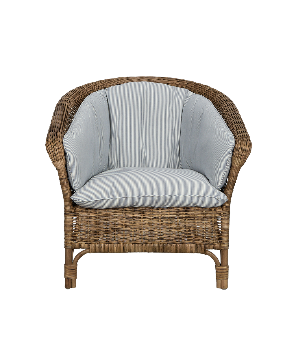 Olive Ateliers - Sanctuary Lounge Chair Back Cushion - Bayside Stripe