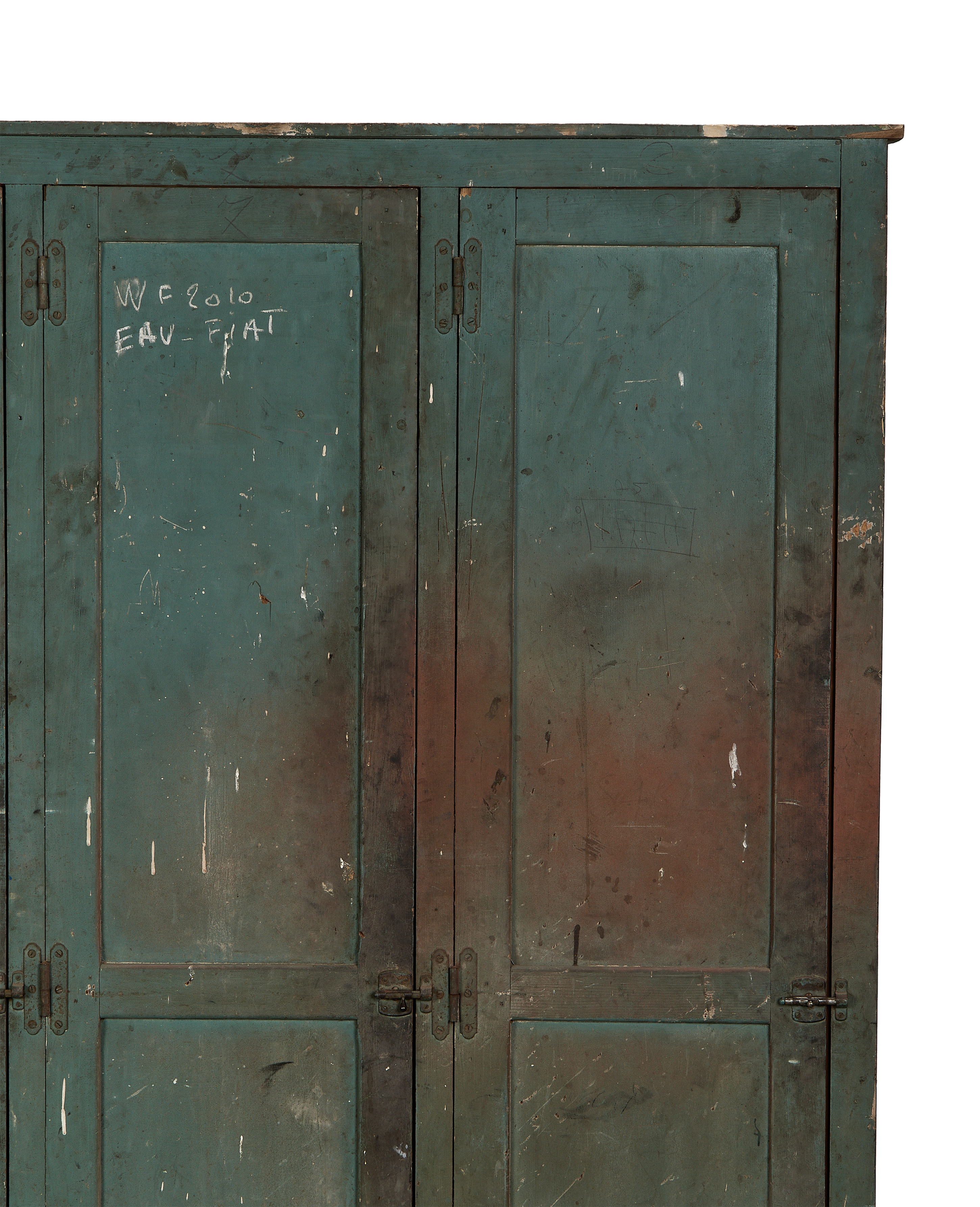 Olive Ateliers - Wood Locker Cabinet - Painted