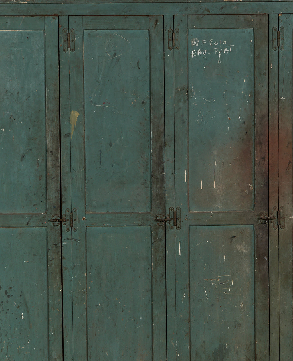 Olive Ateliers - Wood Locker Cabinet - Painted
