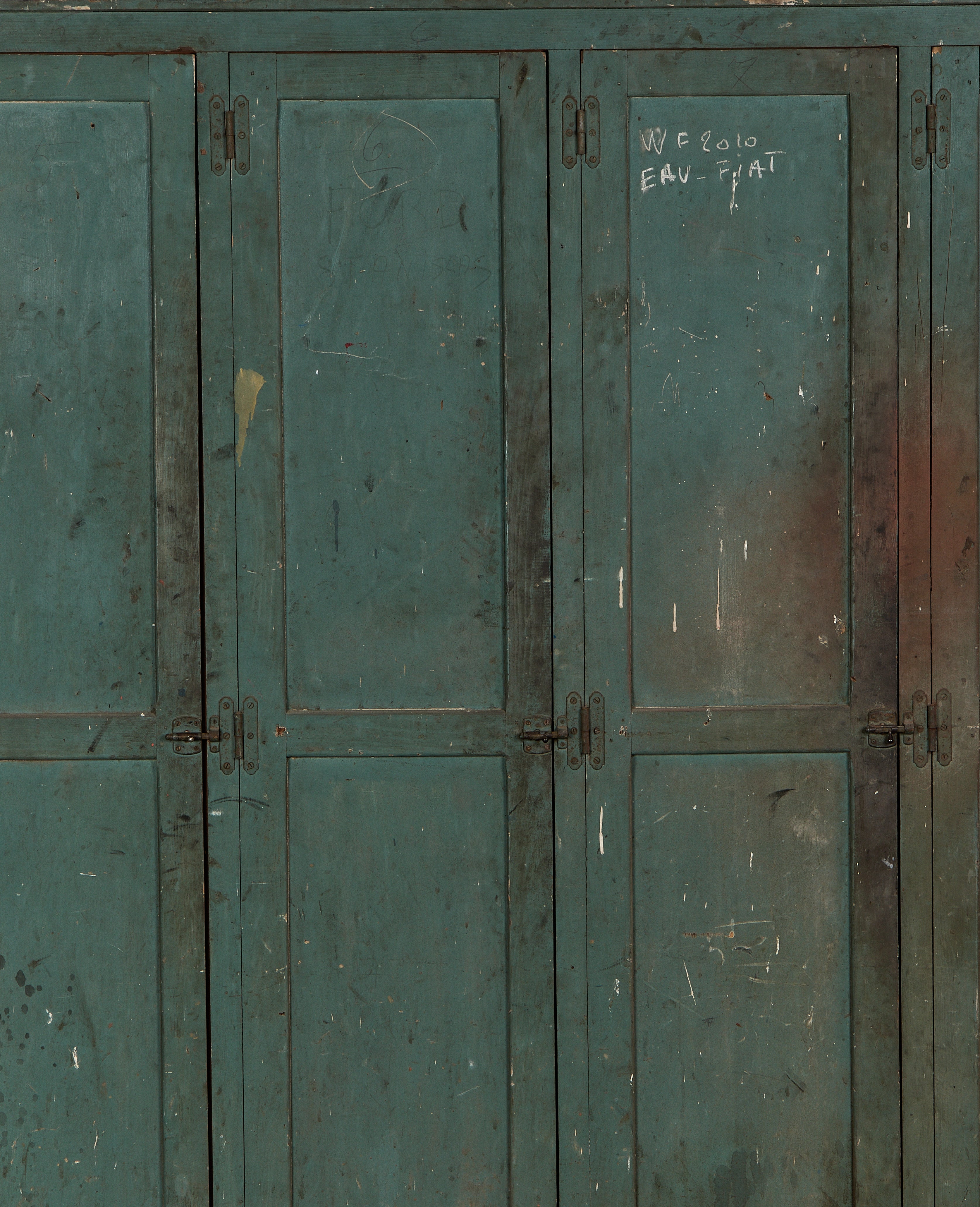 Olive Ateliers - Wood Locker Cabinet - Painted