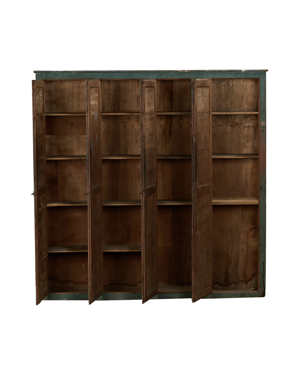 Olive Ateliers - Wood Locker Cabinet - Painted