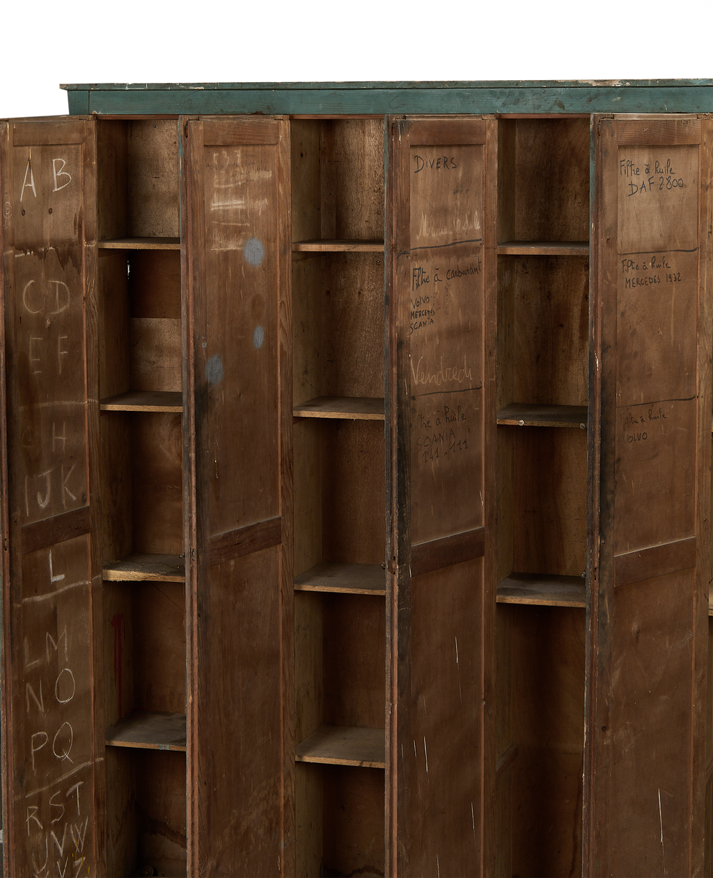 Olive Ateliers - Wood Locker Cabinet - Painted