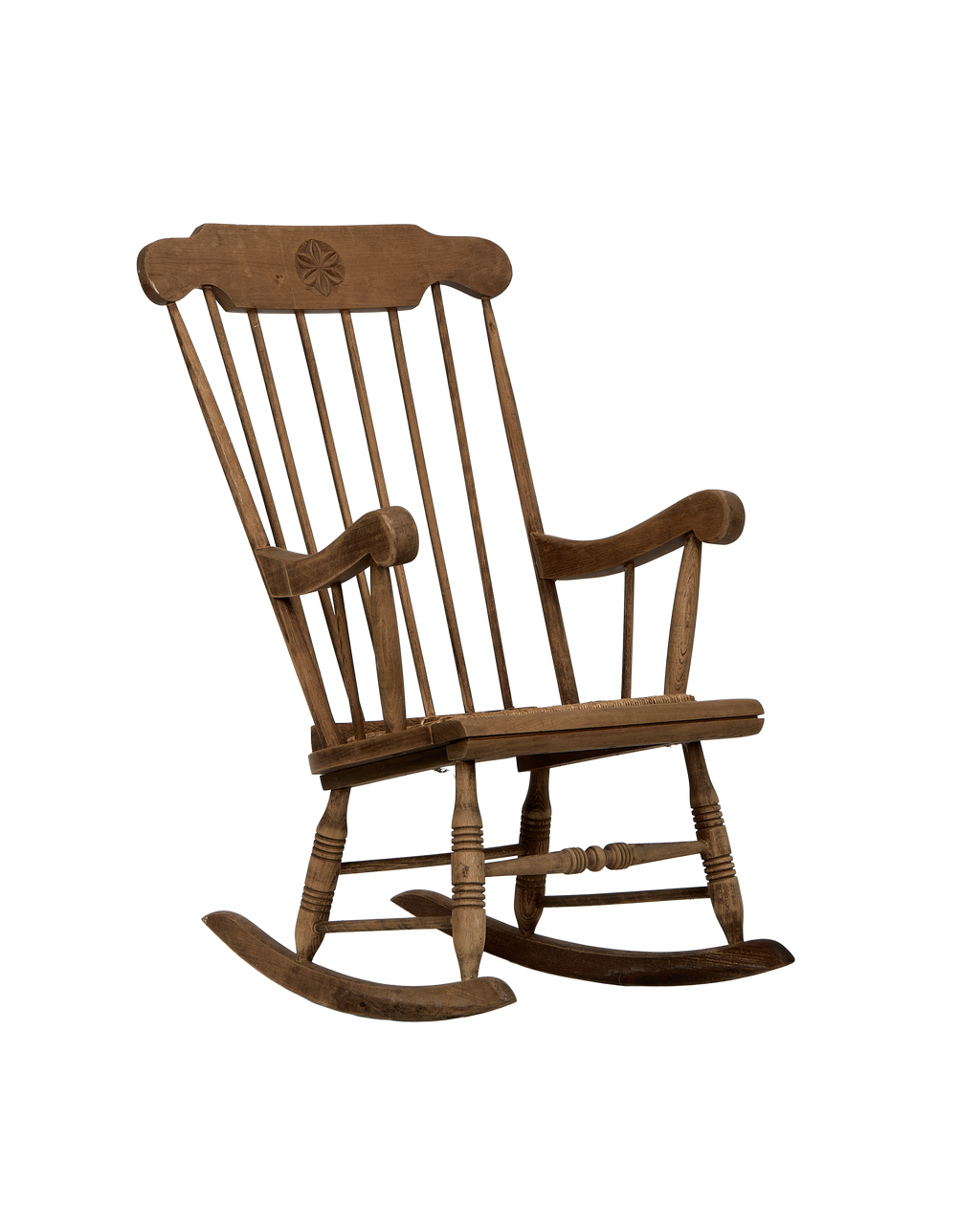 Olive Ateliers - Rush Seat Rocking Chair