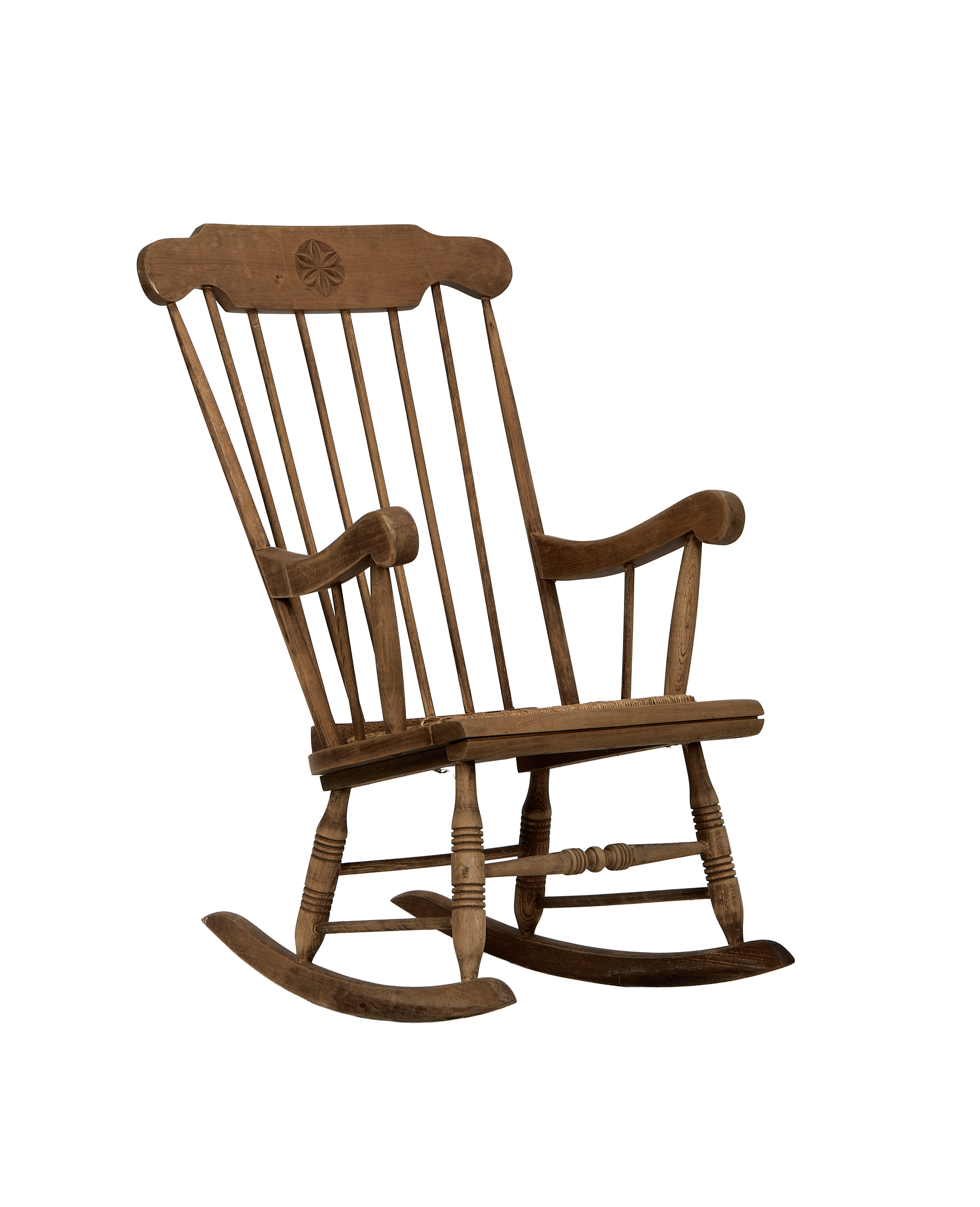 Olive Ateliers - Rush Seat Rocking Chair