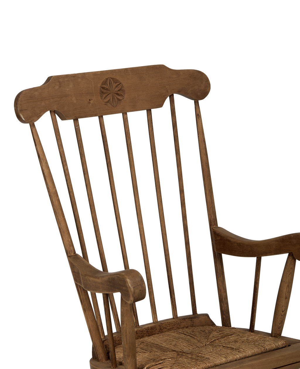 Olive Ateliers - Rush Seat Rocking Chair