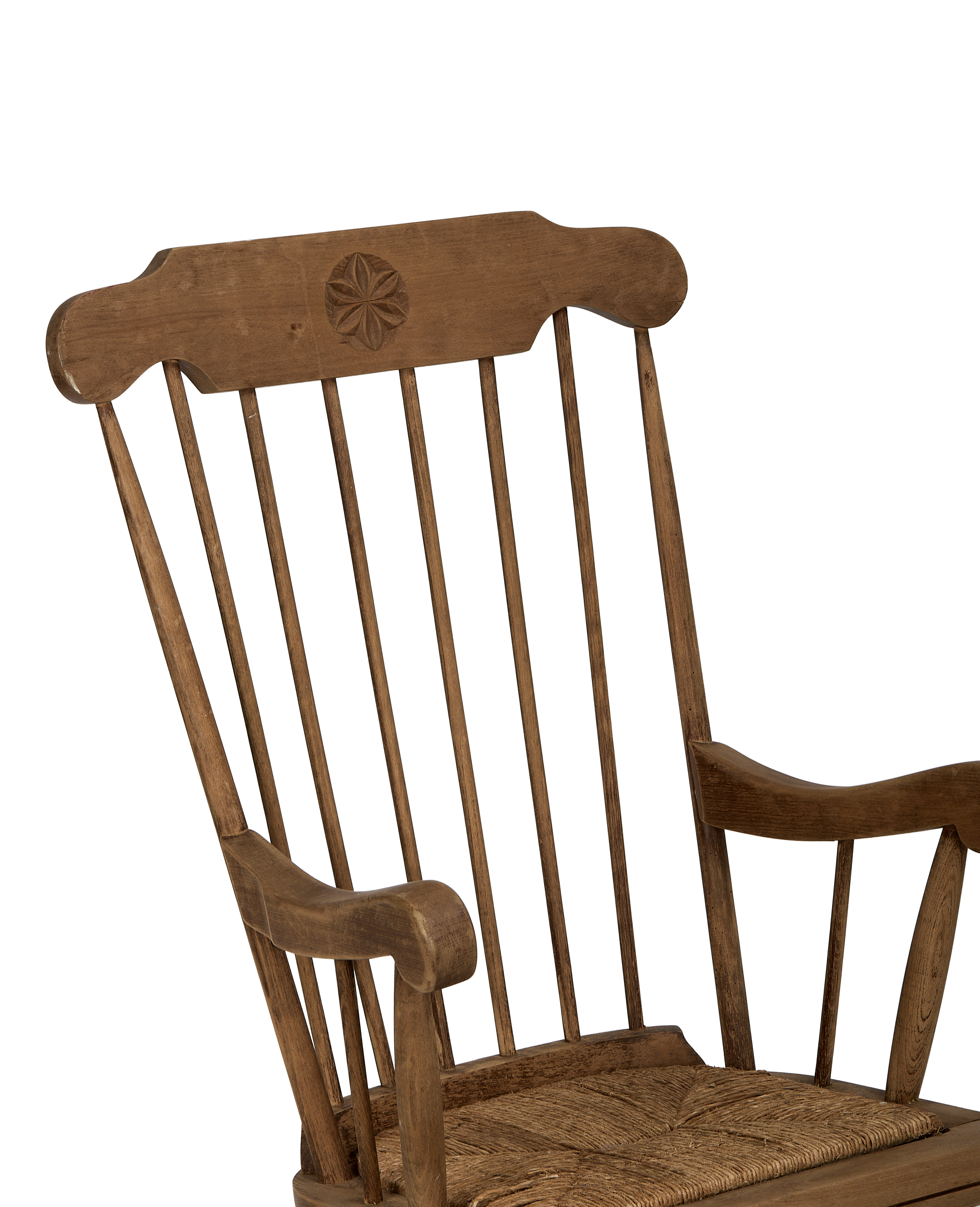 Olive Ateliers - Rush Seat Rocking Chair