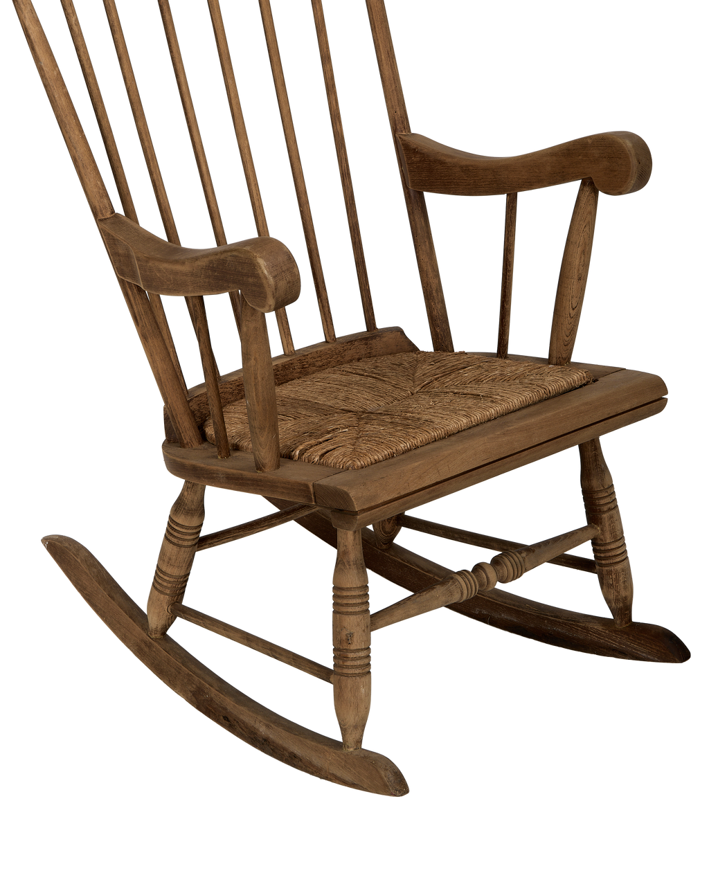 Olive Ateliers - Rush Seat Rocking Chair