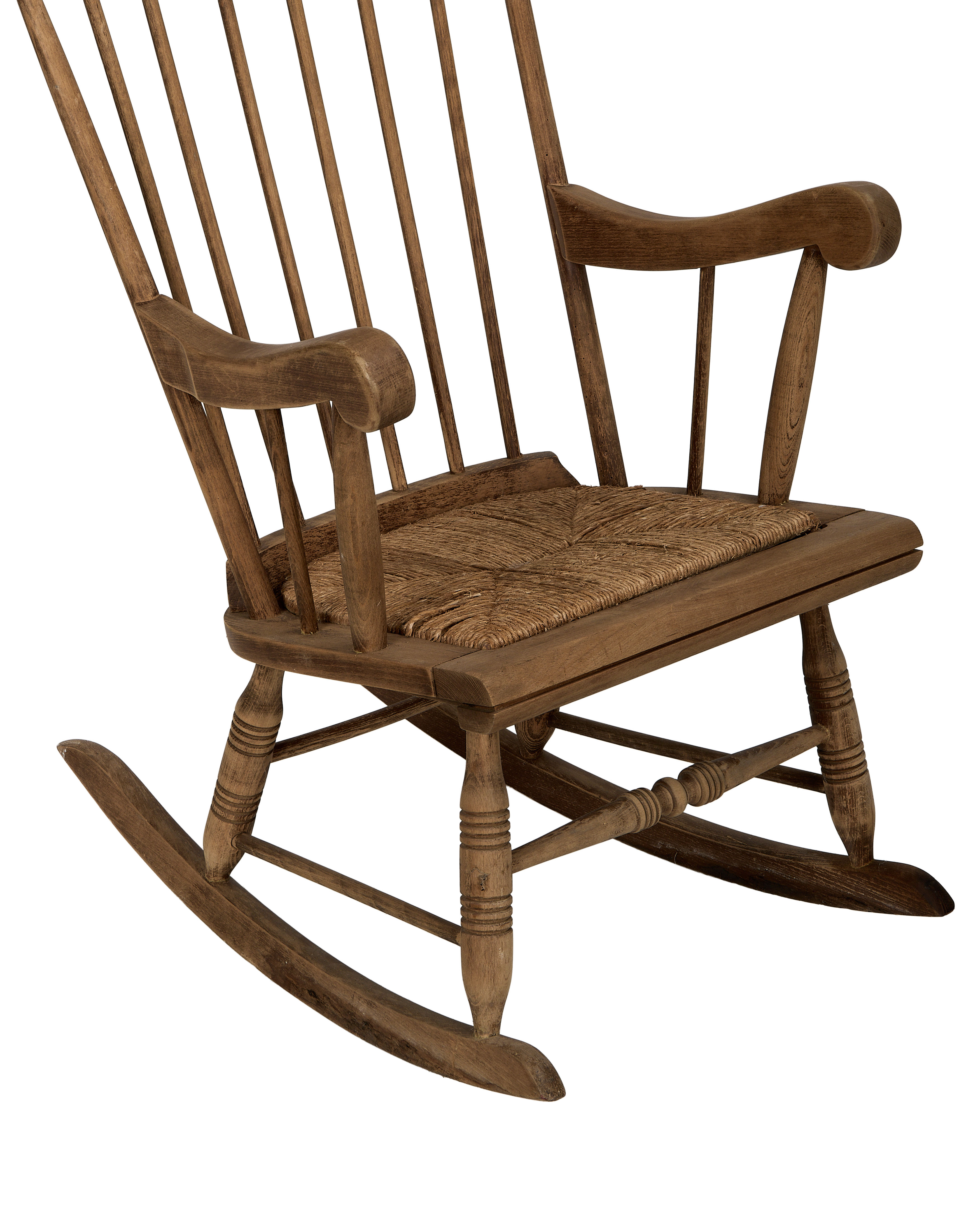 Olive Ateliers - Rush Seat Rocking Chair