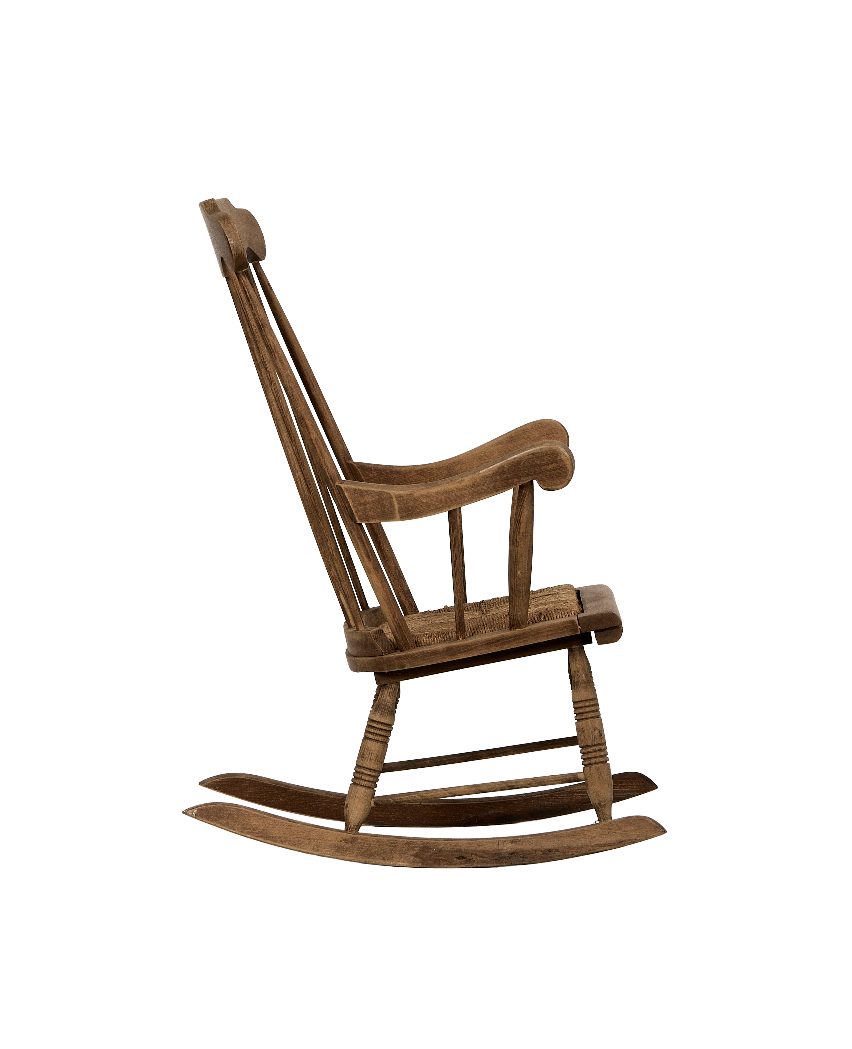 Olive Ateliers - Rush Seat Rocking Chair
