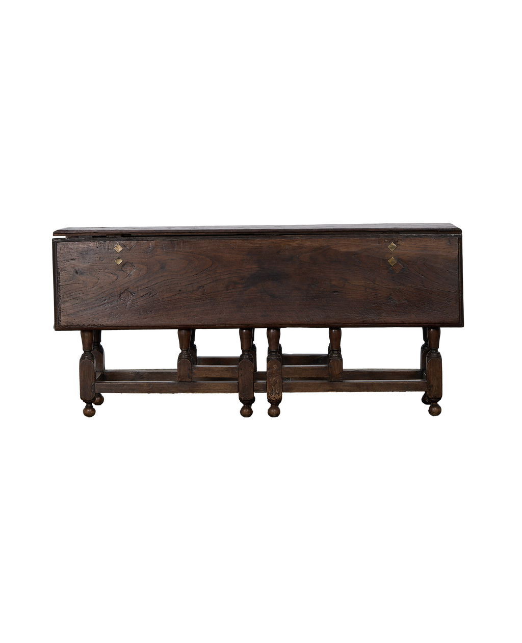Olive Ateliers - Spanish Folding Table - Brass Diamonds