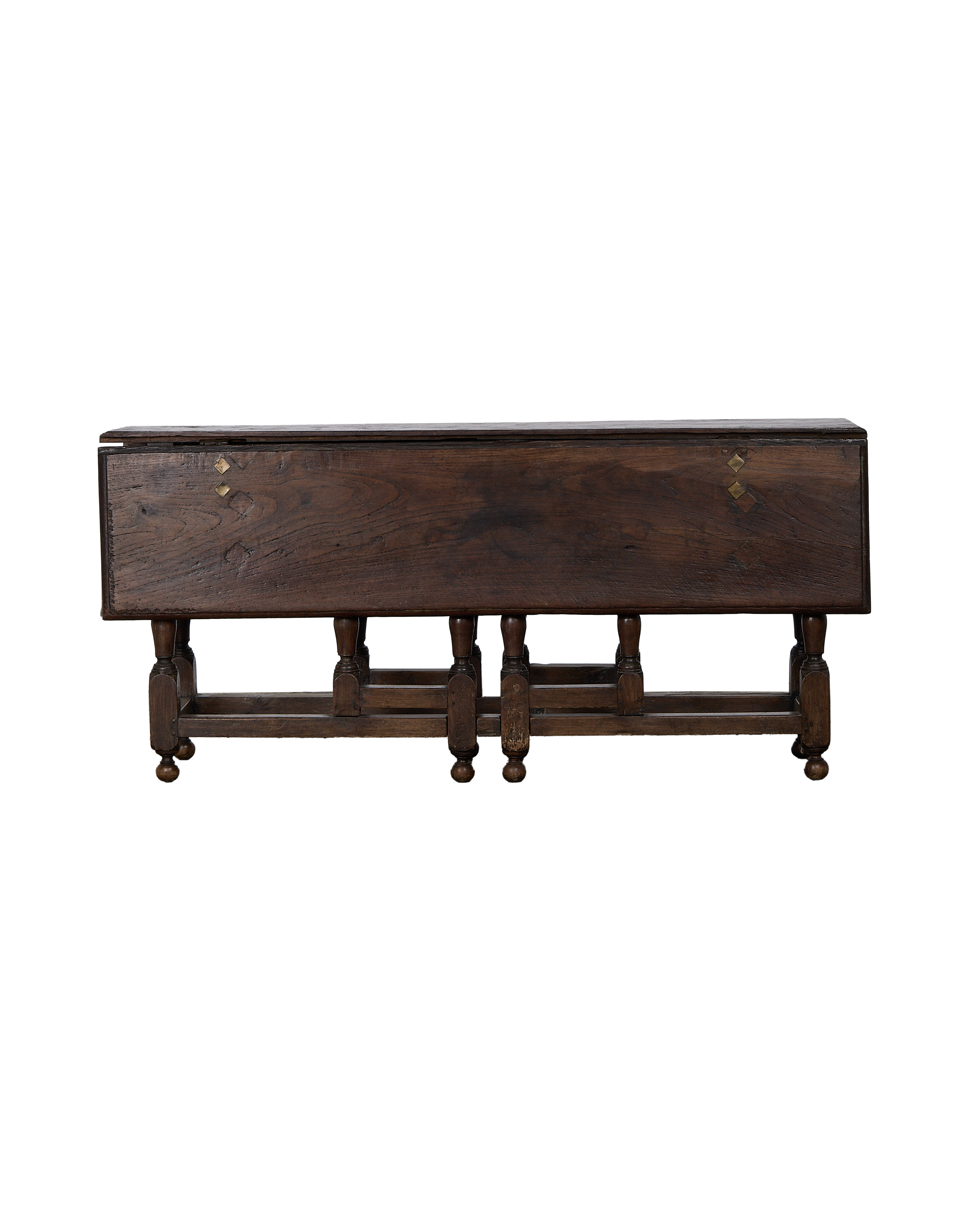 Olive Ateliers - Spanish Folding Table - Brass Diamonds