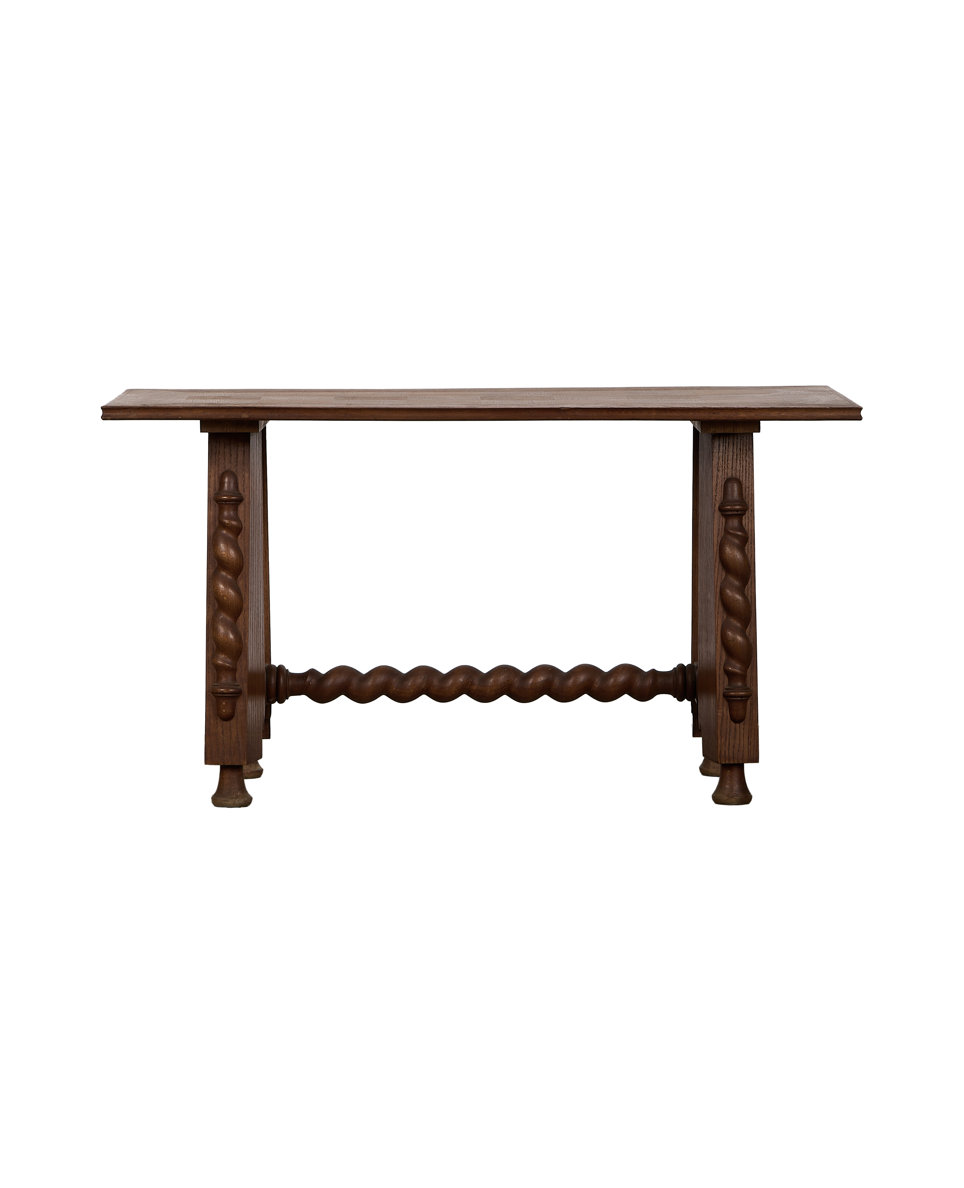 Olive Ateliers - Checkered Barley Twist Coffee Table
