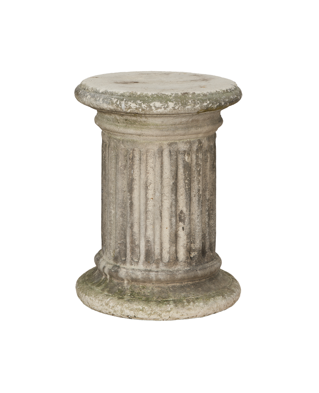 Olive Ateliers - Fluted Stone Garden Pedestal