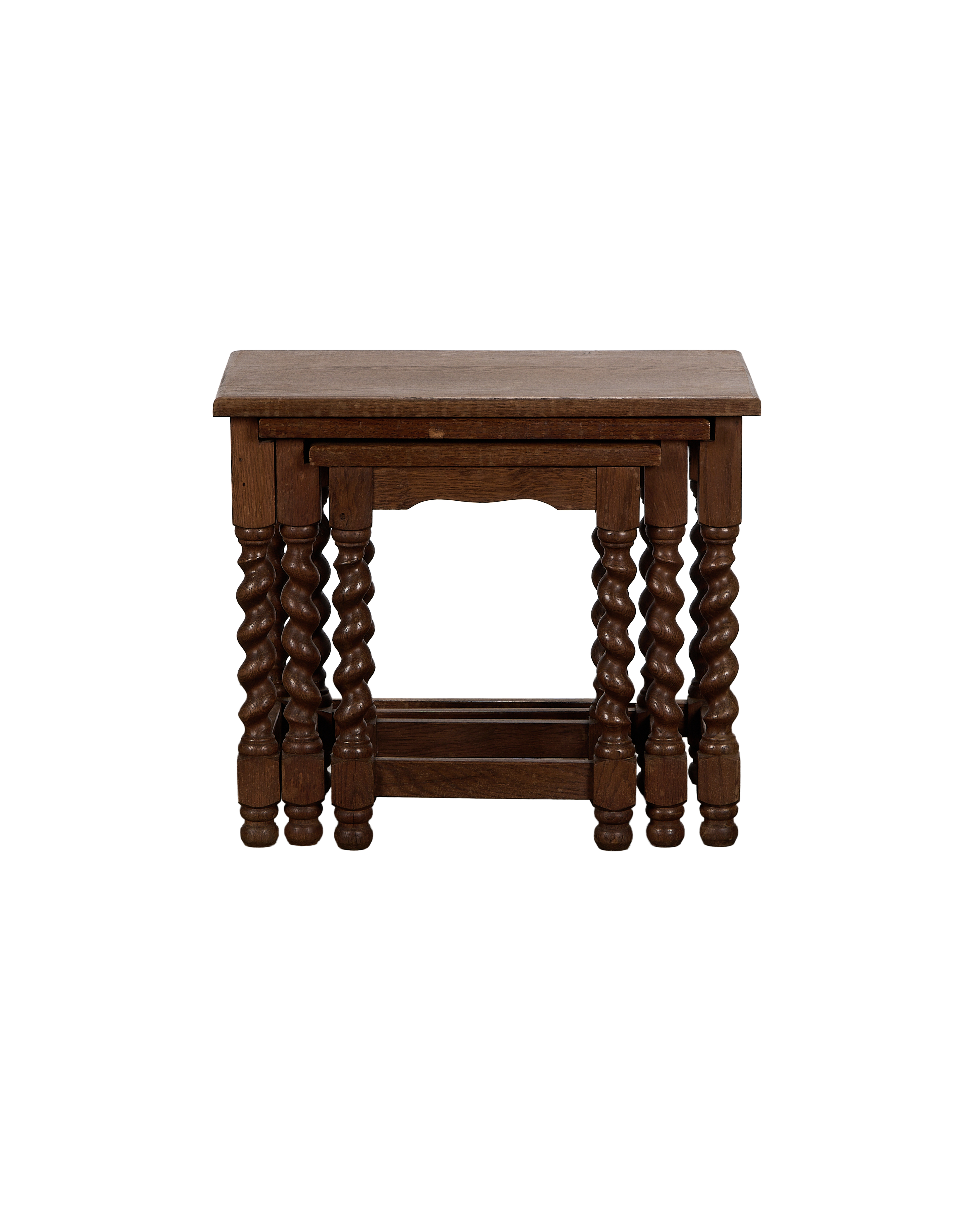 Olive Ateliers - Barley Twist Nesting Tables - Set of 3