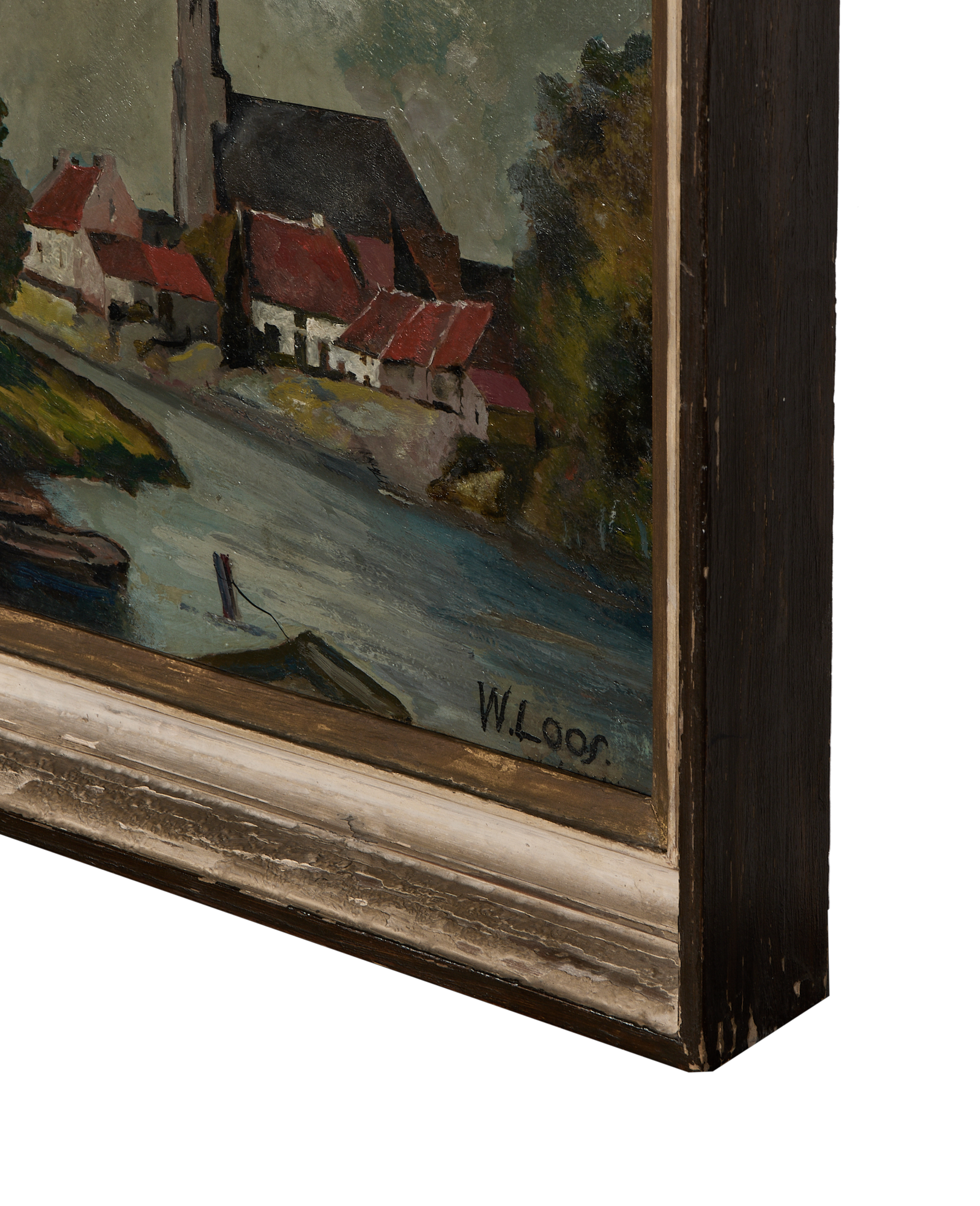 Olive Ateliers - Framed Landscape Painting - Church