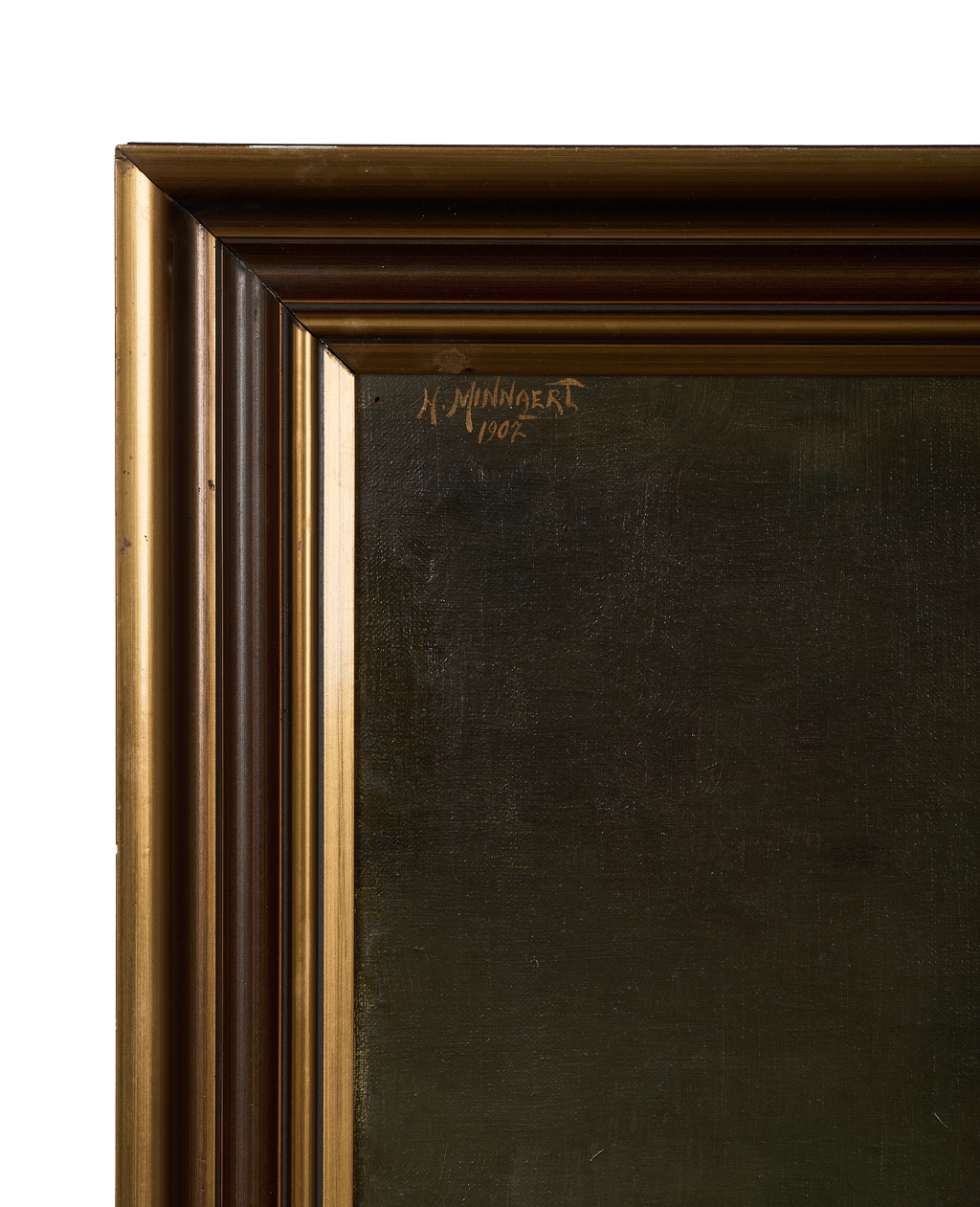 Olive Ateliers - Framed Still Life Painting - Wine Bottle
