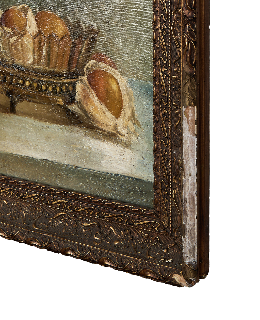 Olive Ateliers - Framed 1897 Still Life Painting