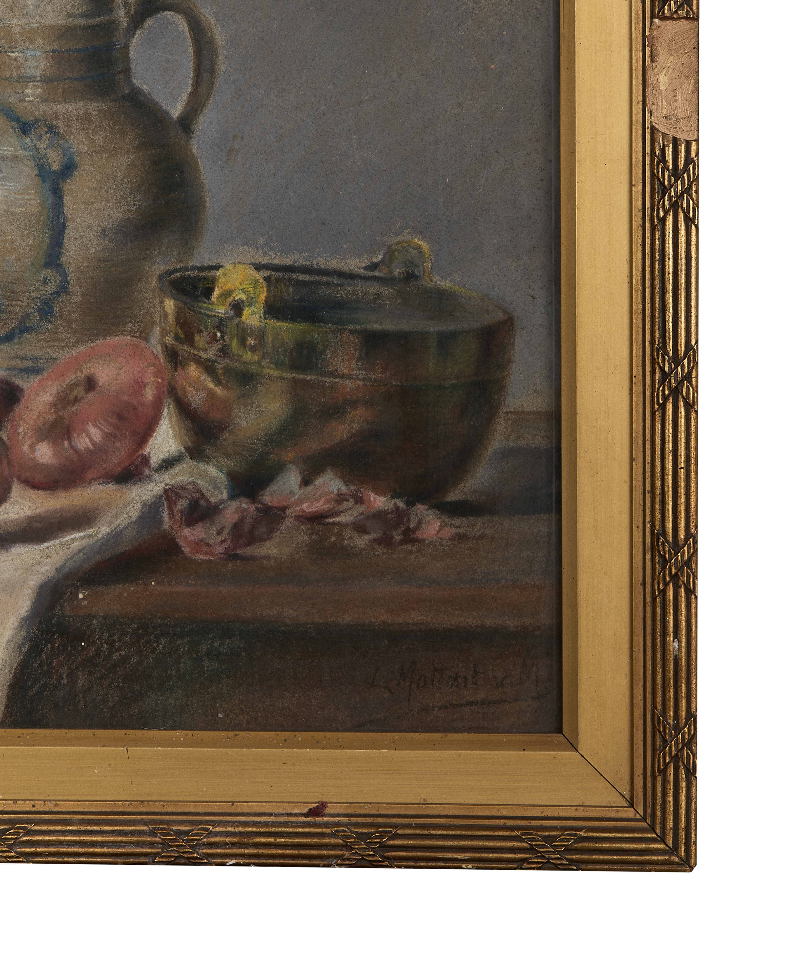 Olive Ateliers - Framed Watercolor Still Life Painting