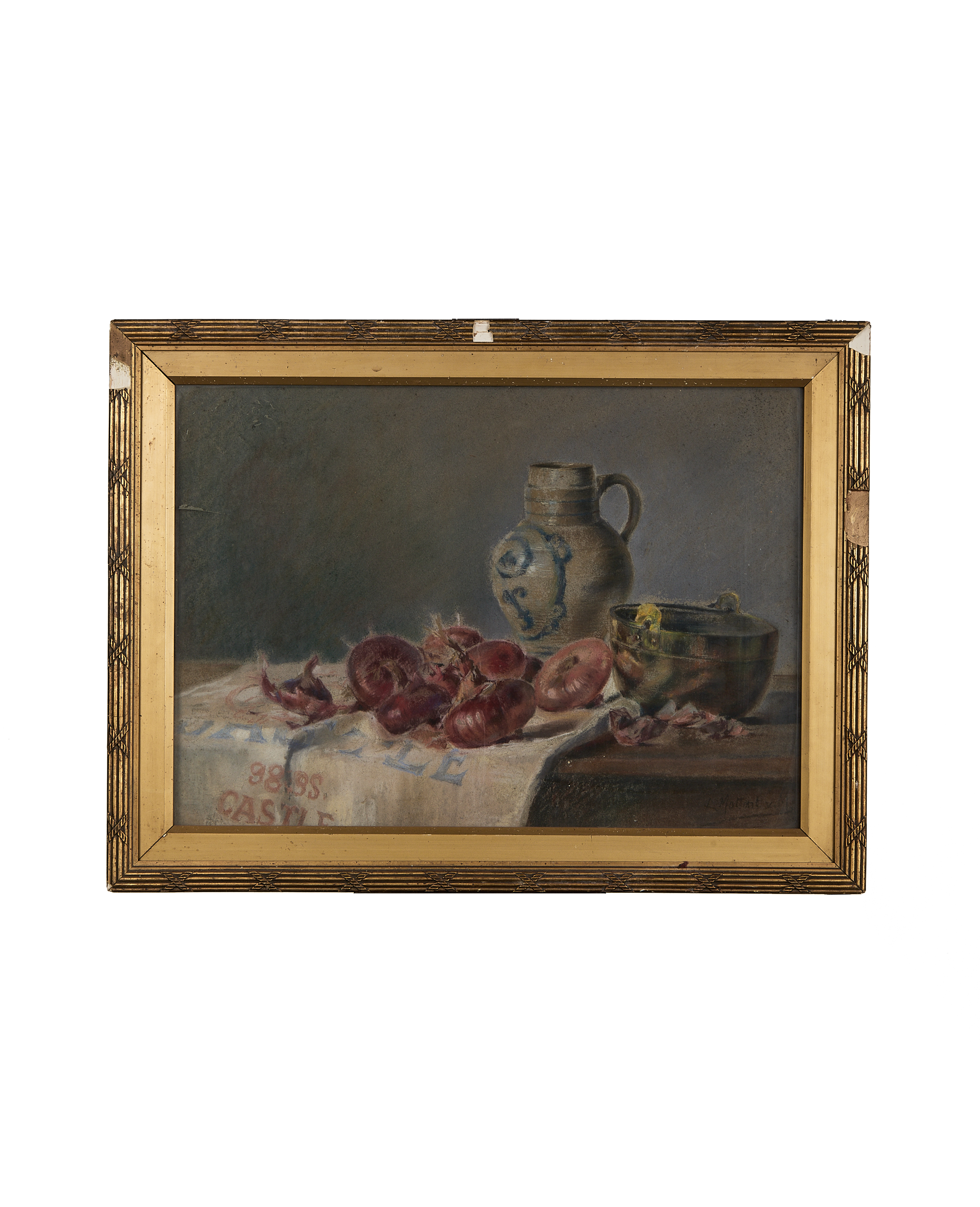 Olive Ateliers - Framed Watercolor Still Life Painting