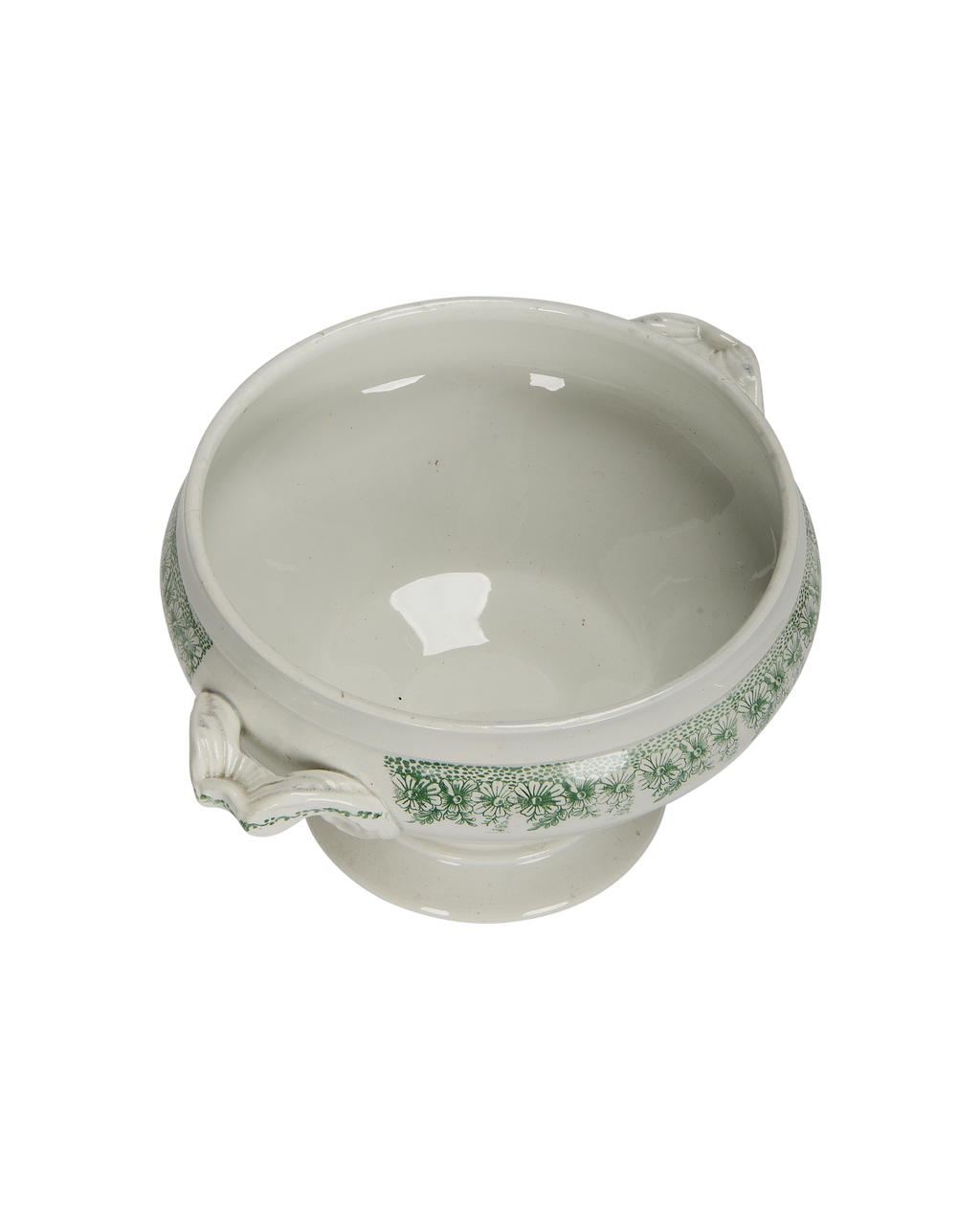 Olive Ateliers - Green and White Soup Tureen