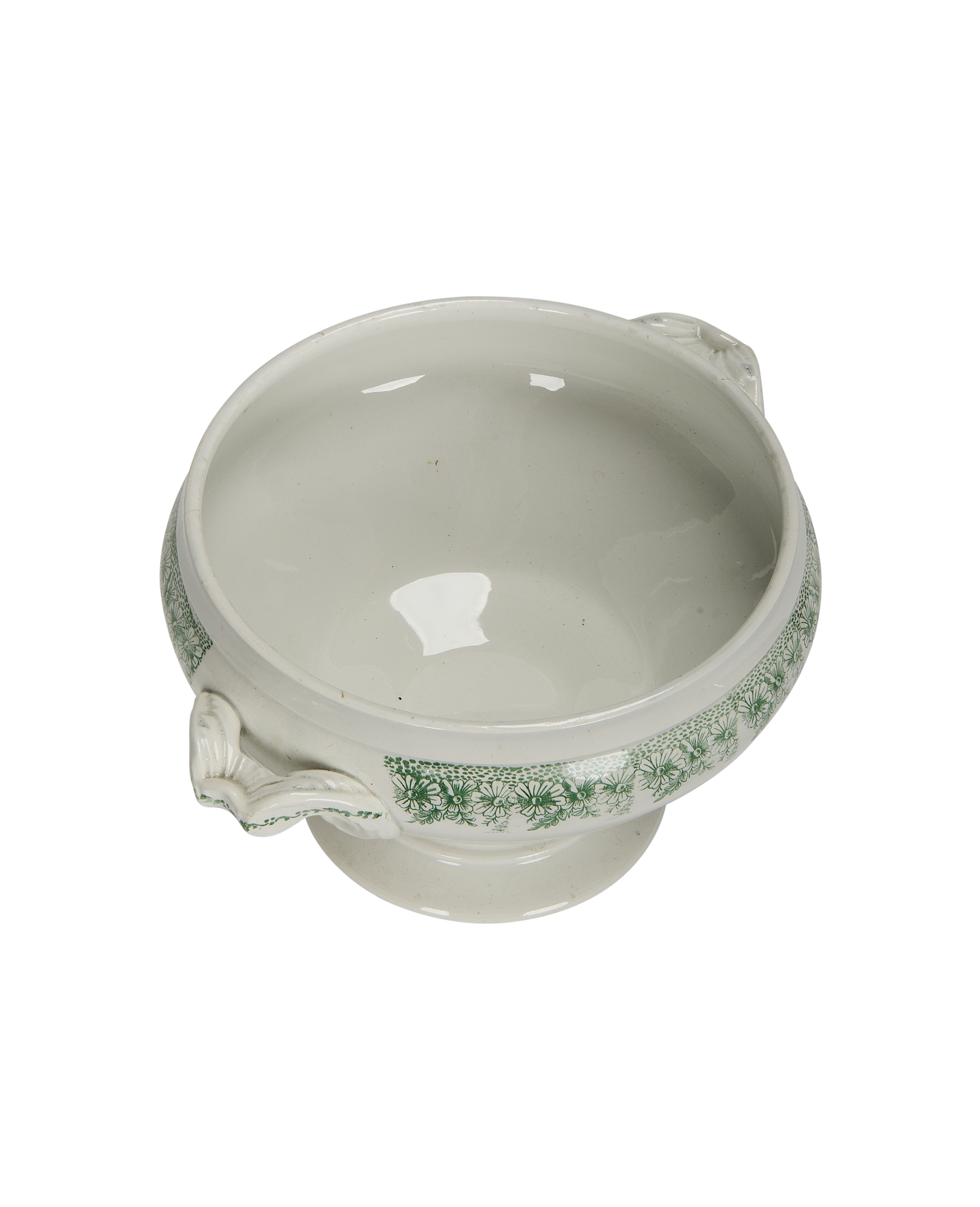 Olive Ateliers - Green and White Soup Tureen