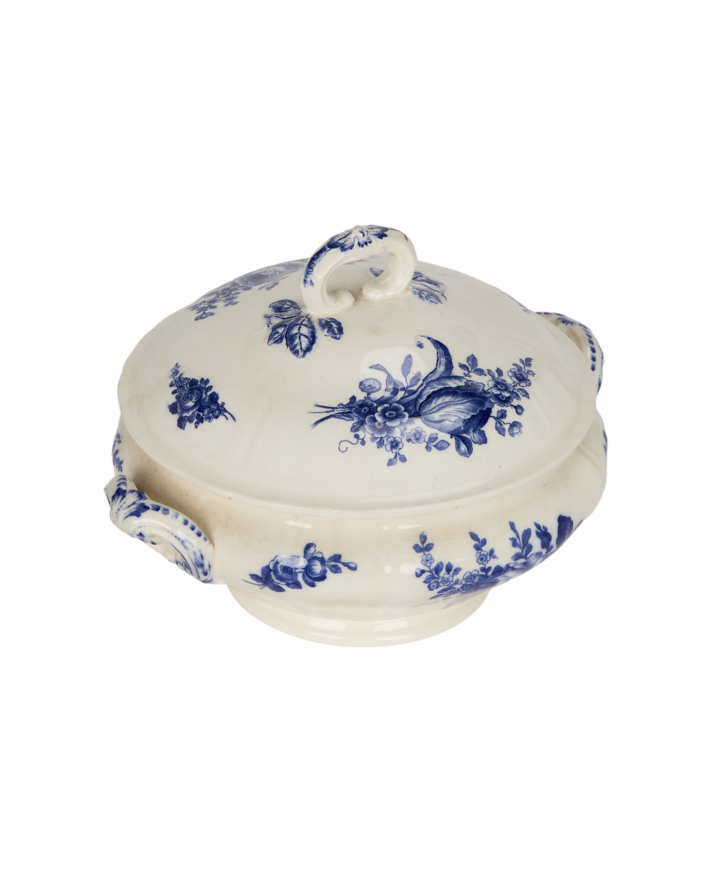 Olive Ateliers - Blue Rose Soup Tureen
