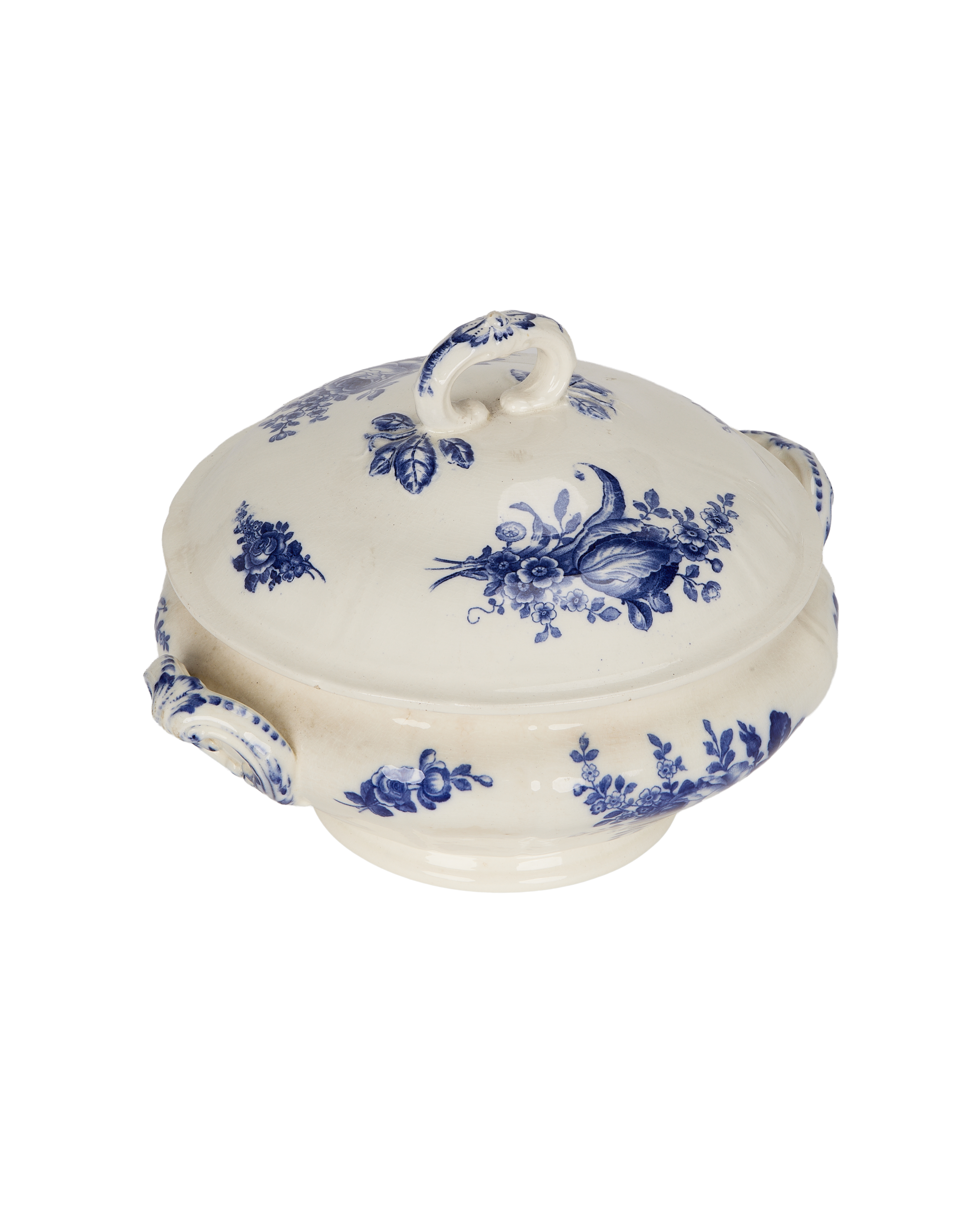 Olive Ateliers - Blue Rose Soup Tureen